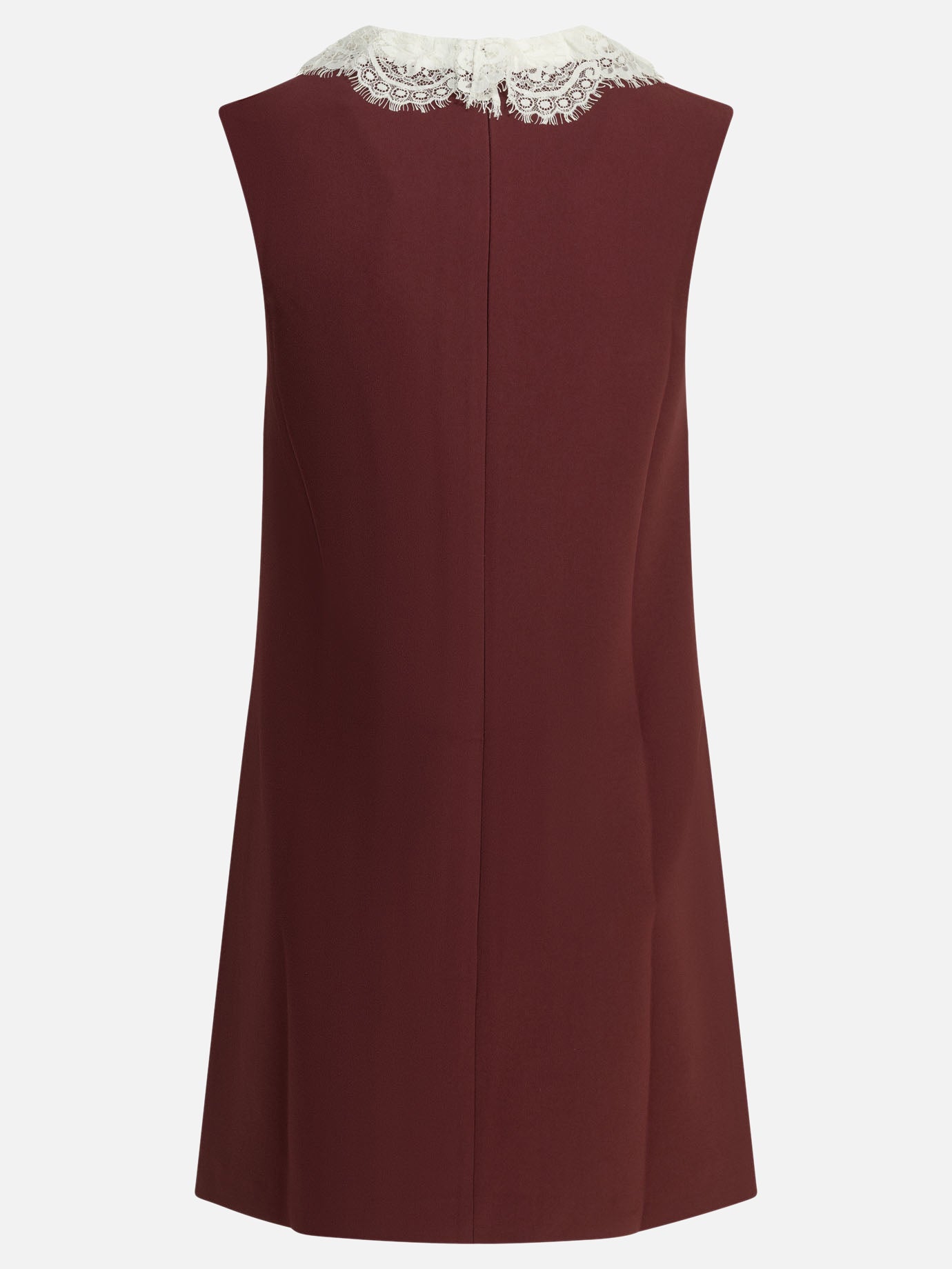 Mini dresses Solid colour  Bordeaux - Self-portrait Women | PDP | VIETTI Online Store | Zoom-Modal_2

