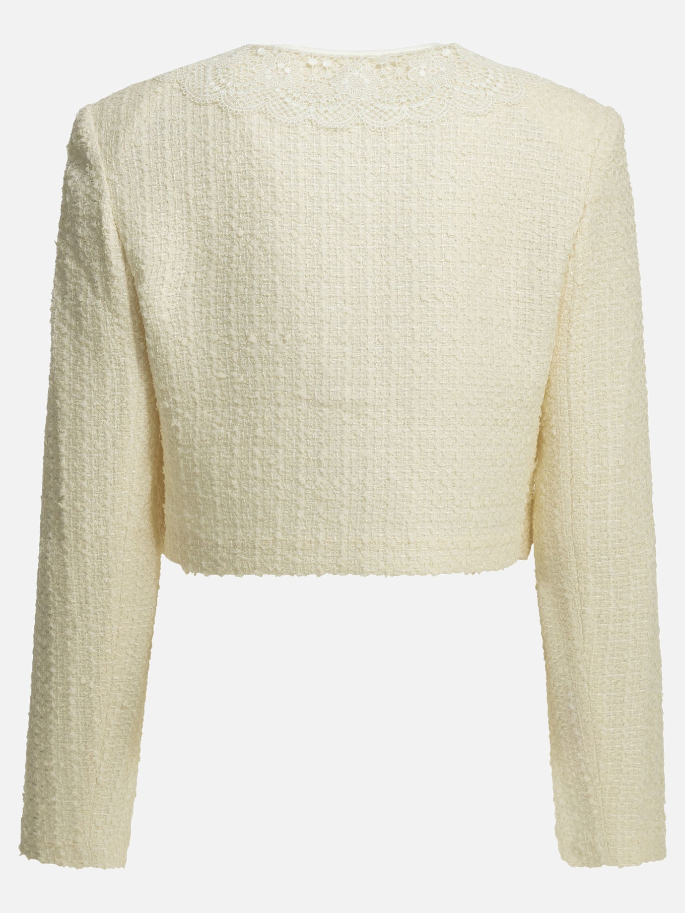 Blazer Bouclé  Bianco - Self-portrait Donna | PDP | VIETTI Online Store | thumbnail_2