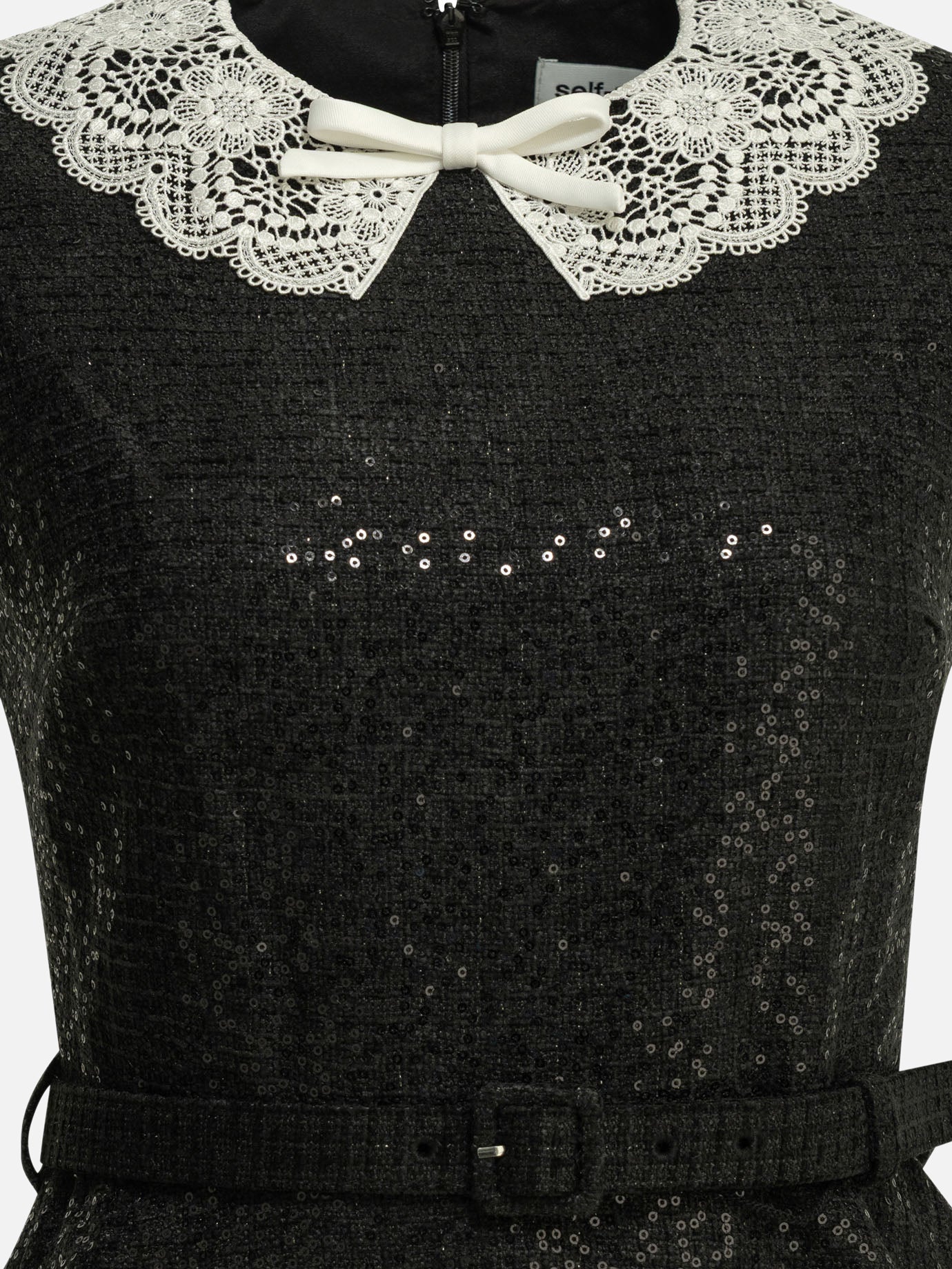 Mini dresses Embroidered  Black - Self-portrait Women | PDP | VIETTI Online Store | Zoom-Modal_3
