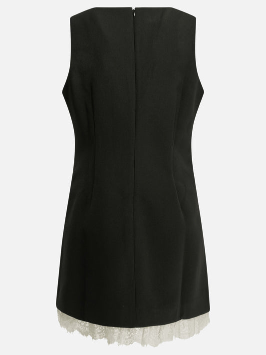 Mini dresses Solid colour  Black - Self-portrait Women | VIETTI Online Store | 2

