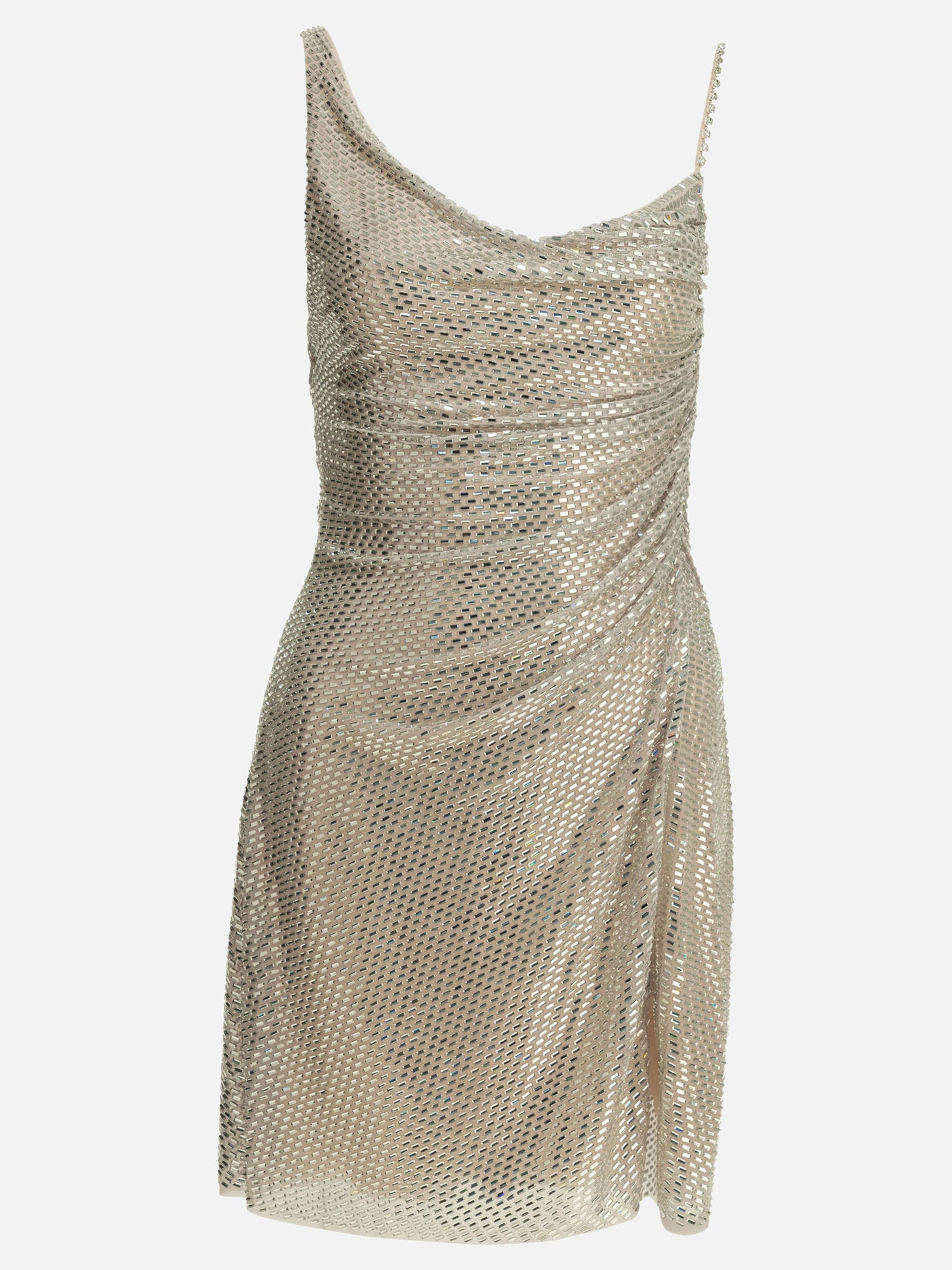 Abiti corti Embroidered  Argento - Self-portrait Donna | PDP | VIETTI Online Store | thumbnail