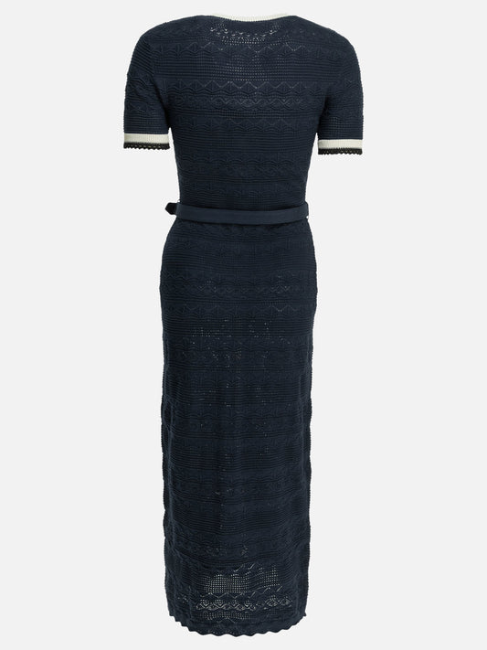 Midi dresses Solid colour  Blue - Self-portrait Women | PDP | VIETTI Online Store | 2
