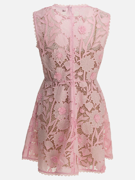 Mini dresses Embroidered  Pink - Self-portrait Women | VIETTI Online Store | 2
