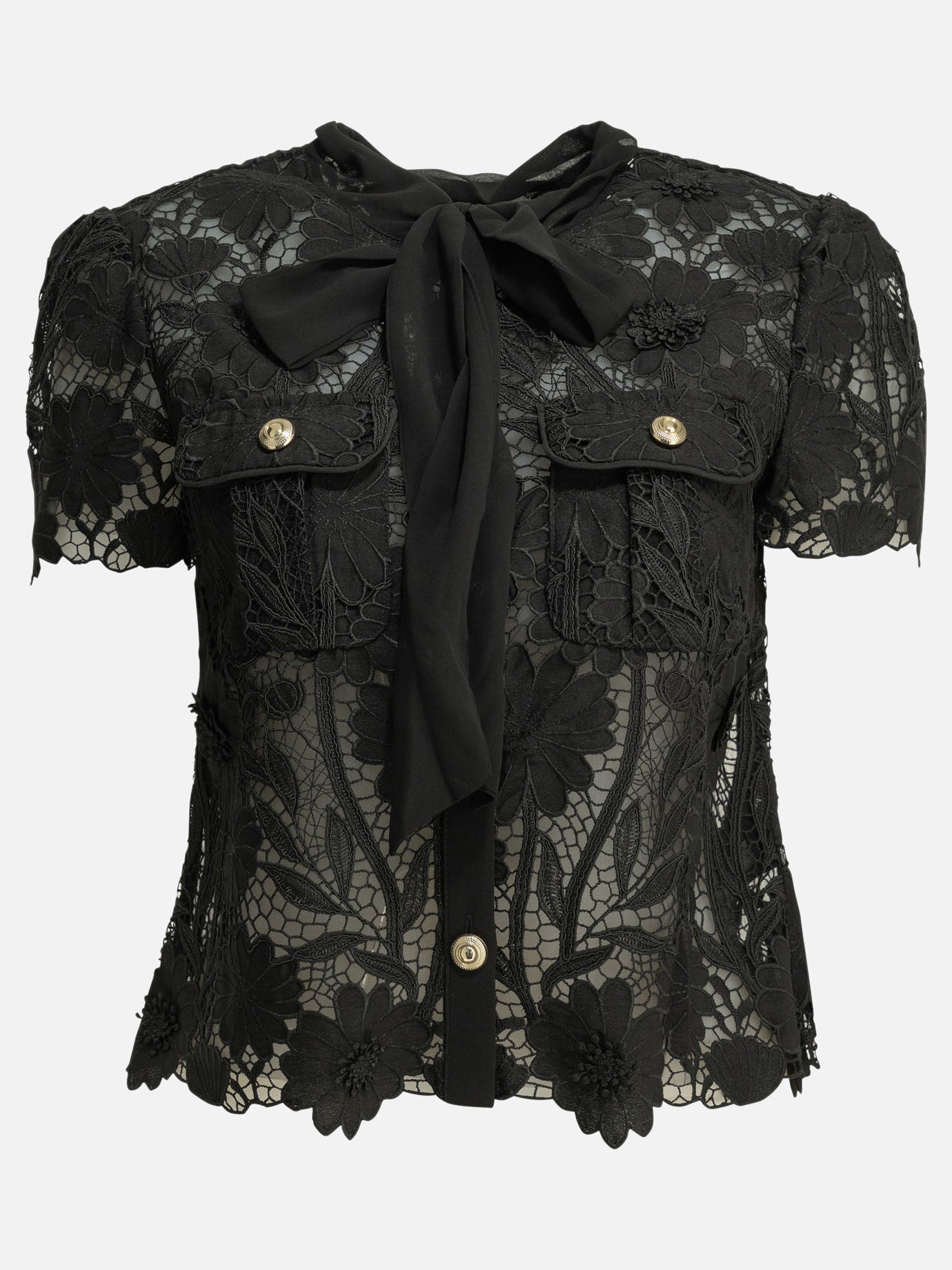 Blouses Embroidered  Black - Self-portrait Women | PDP | VIETTI Online Store | thumbnail