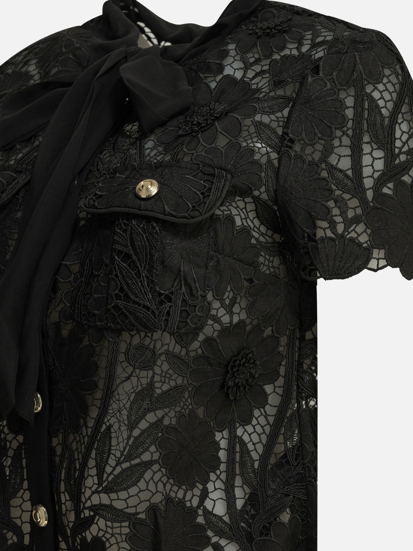 Blouses Embroidered  Black - Self-portrait Women | PDP | VIETTI Online Store | thumbnail_6