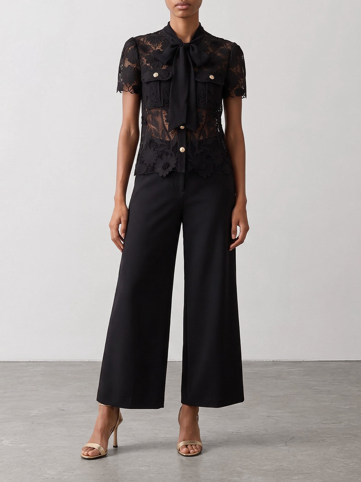 Blouses Embroidered  Black - Self-portrait Women | PDP | VIETTI Online Store | thumbnail_2
