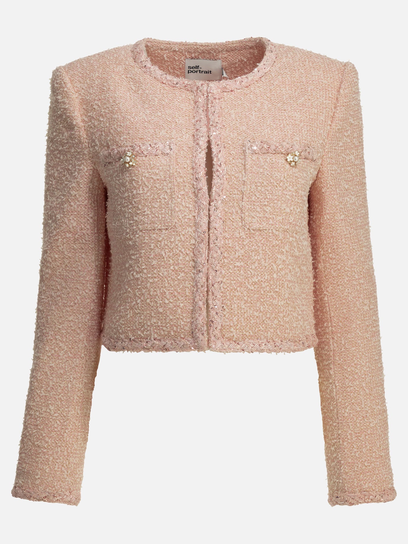 Blazer Bouclé  Rosa - Self-portrait Donna | PDP | VIETTI Online Store | thumbnail