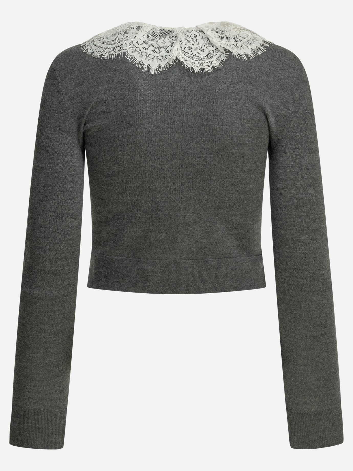 Polo sweater Embellished  Grey - Self-portrait Women | PDP | VIETTI Online Store | Zoom-Modal_2
