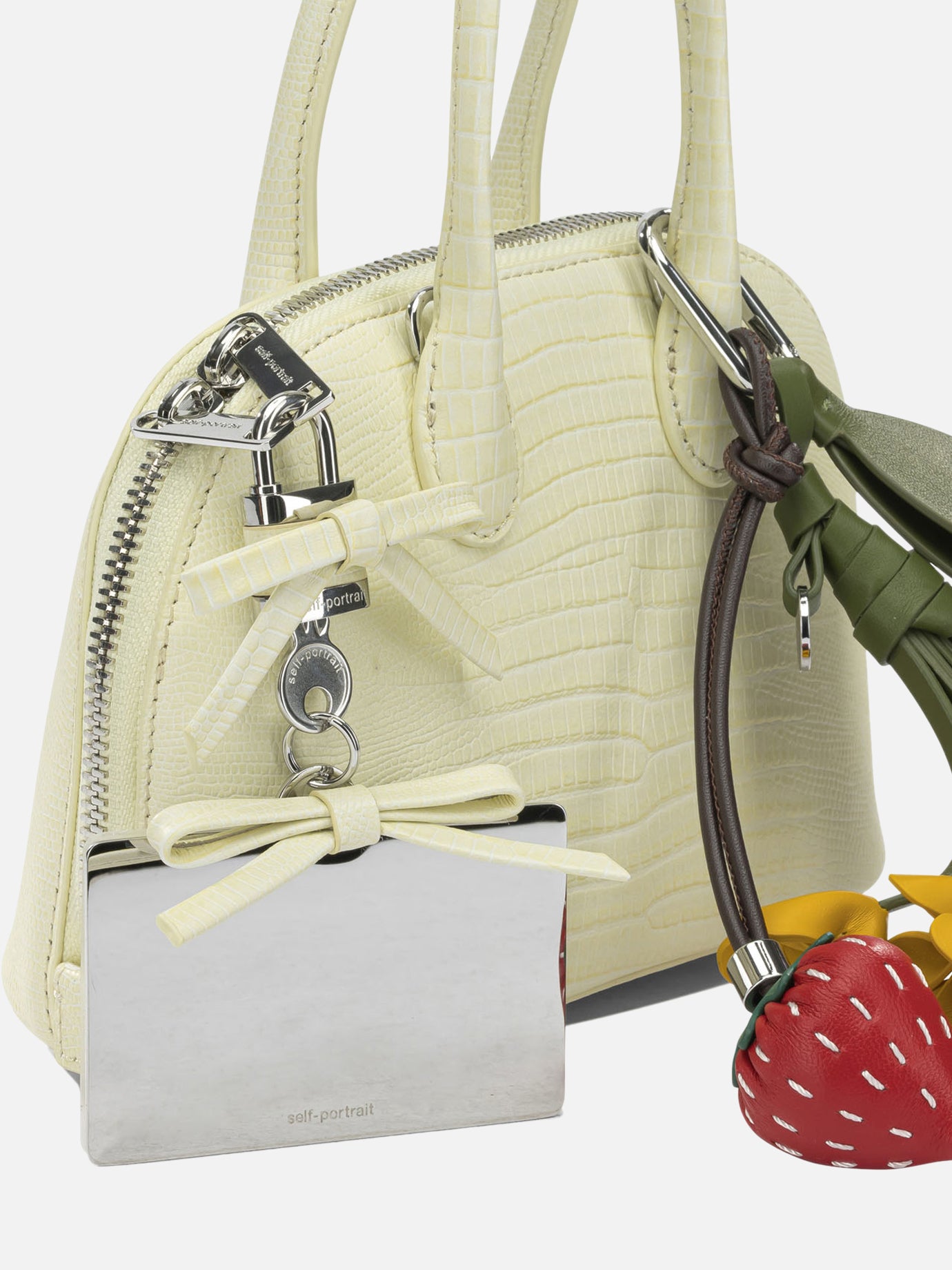 Small bags 100% cow leather  Yellow - Self-portrait Women | PDP | VIETTI Online Store | Zoom-Modal_4
