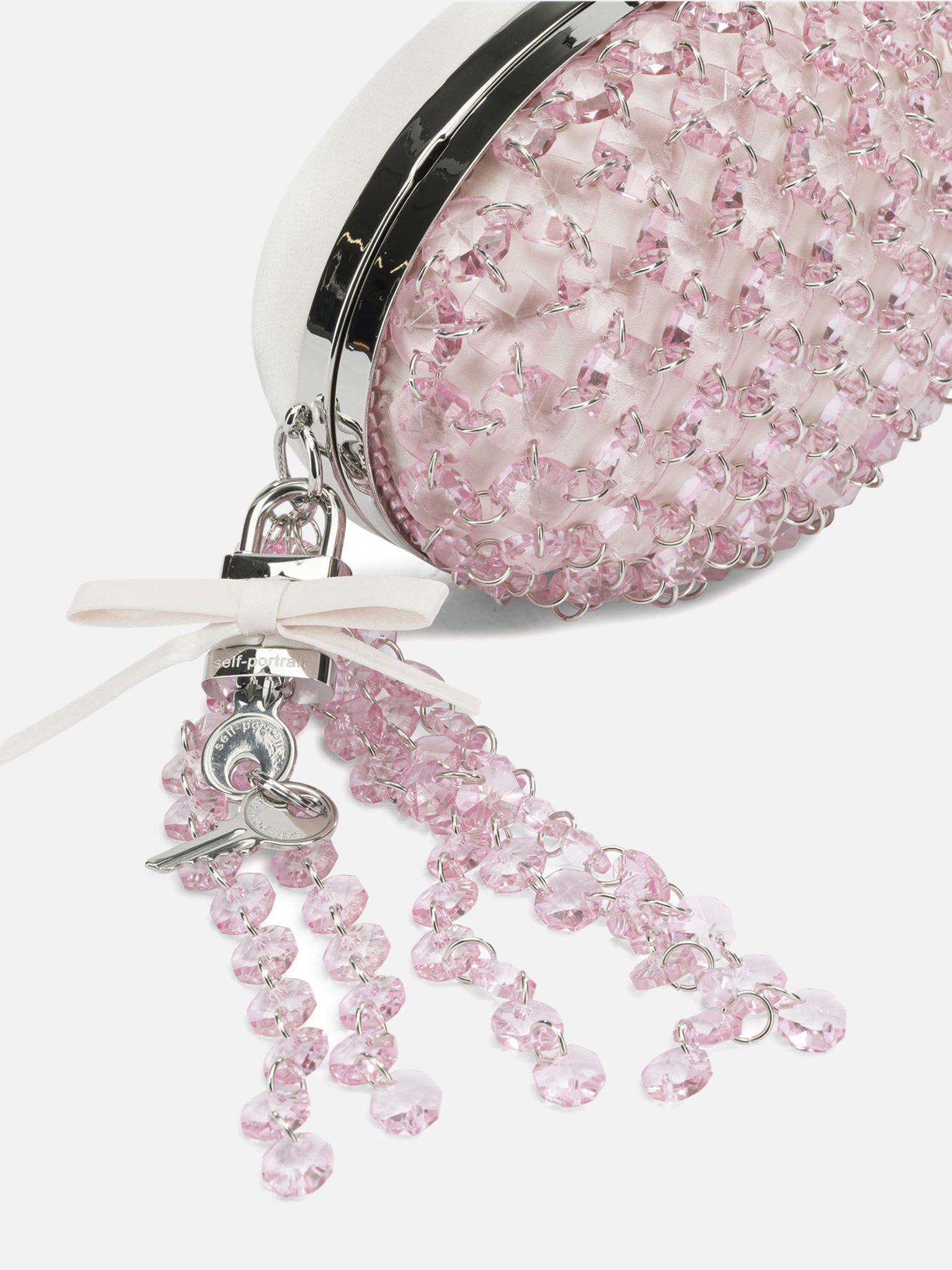 Minaudiere 97% polyester 3% elastane - Lining: 97% polyester 3% elastane  Rosa - Self-portrait Donna | PDP | VIETTI Online Store | thumbnail_4