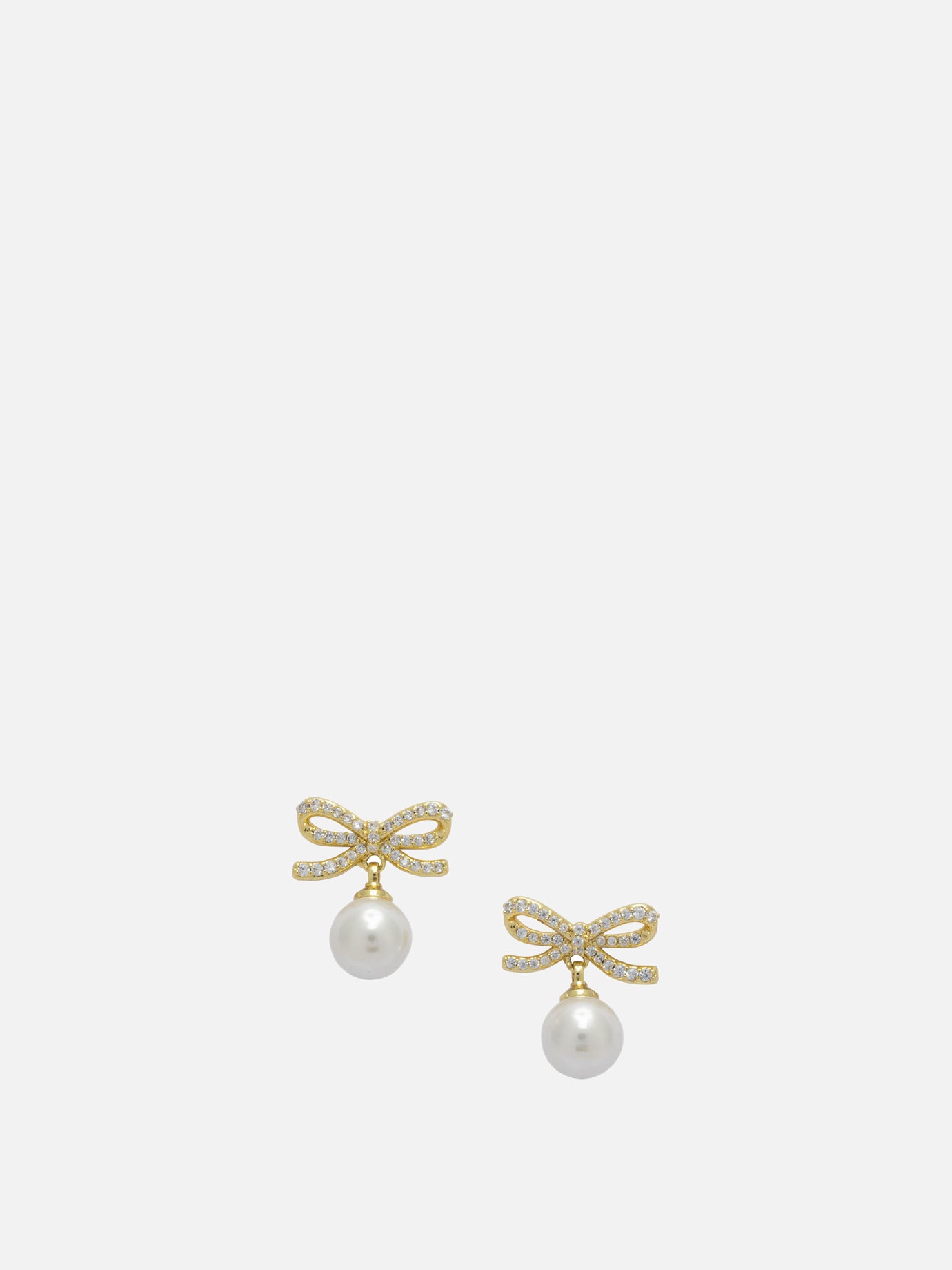 Earrings 100% brass 100% glass  Gold - Self-portrait Women | PDP | VIETTI Online Store | Zoom-Modal
