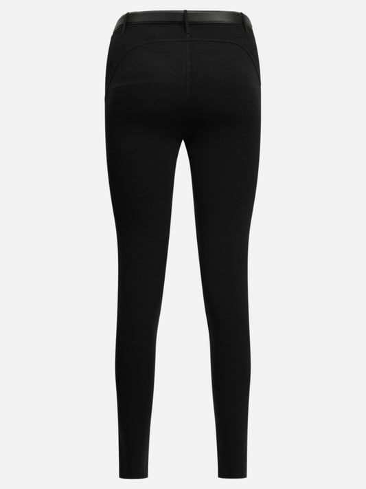 Self-portrait Knit leggings Black

