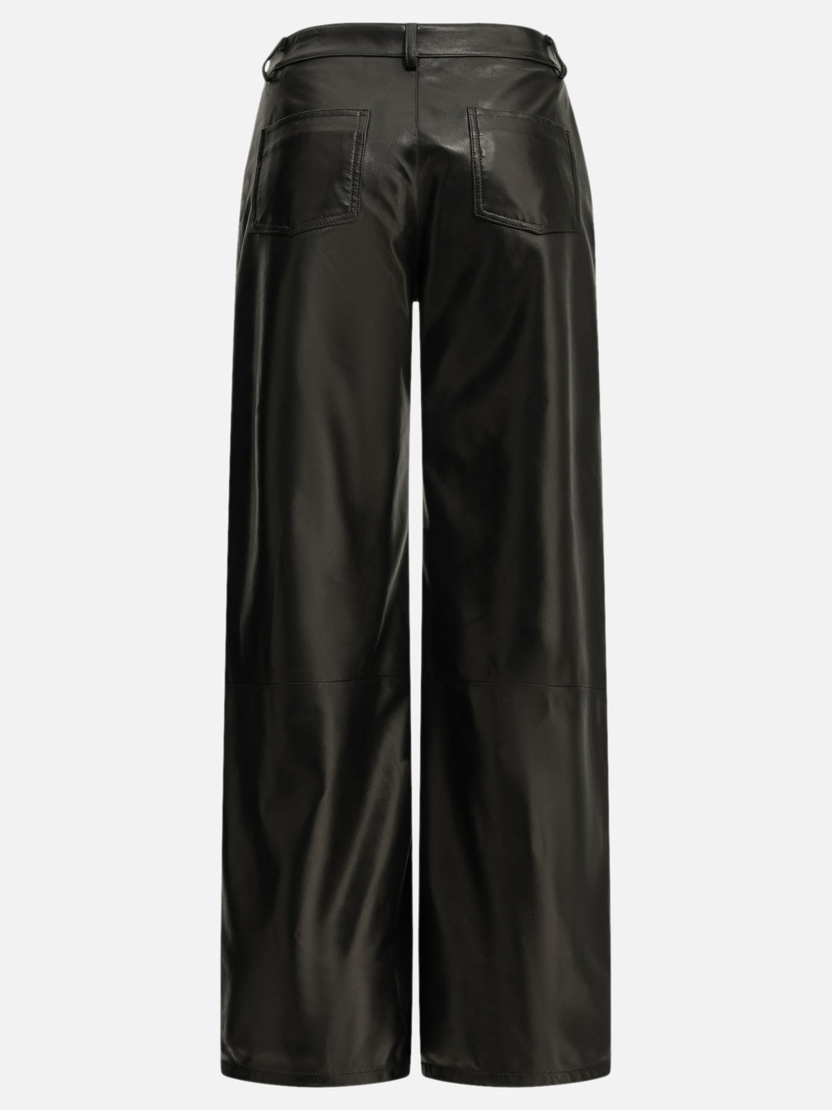Semper Casual nappa leather pants Black - VIETTI