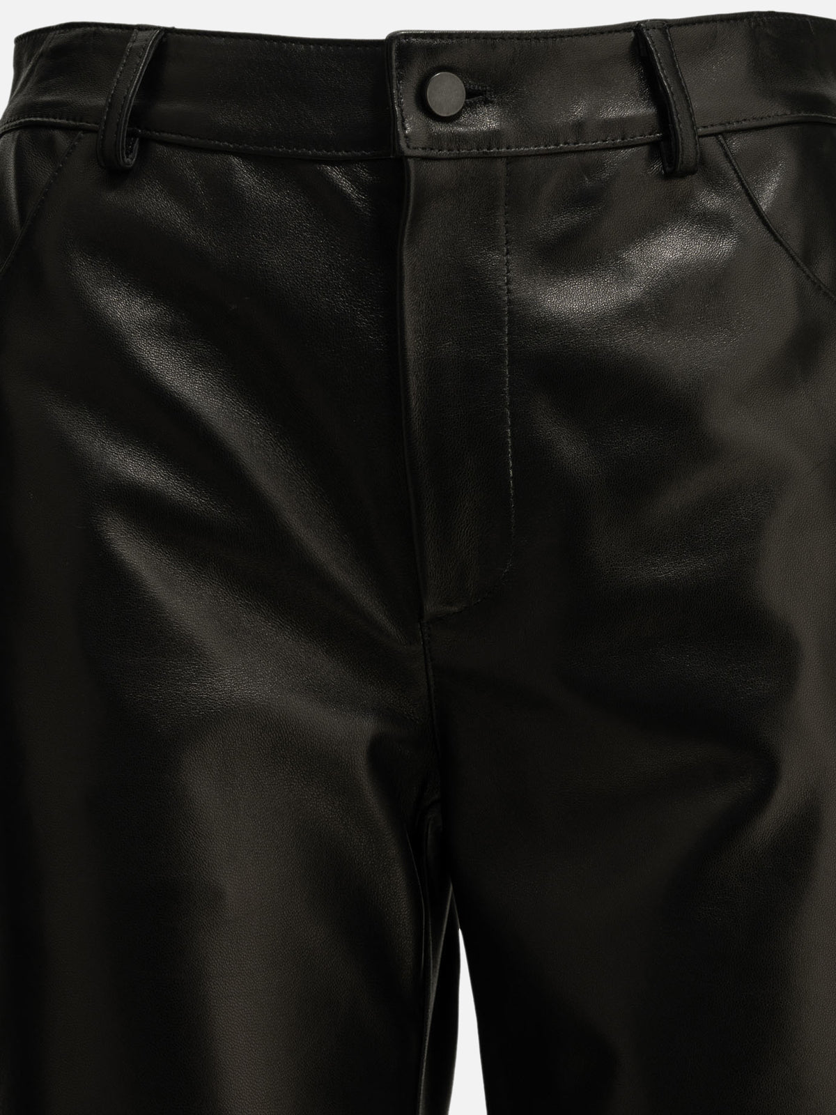 Semper Casual nappa leather pants Black - VIETTI