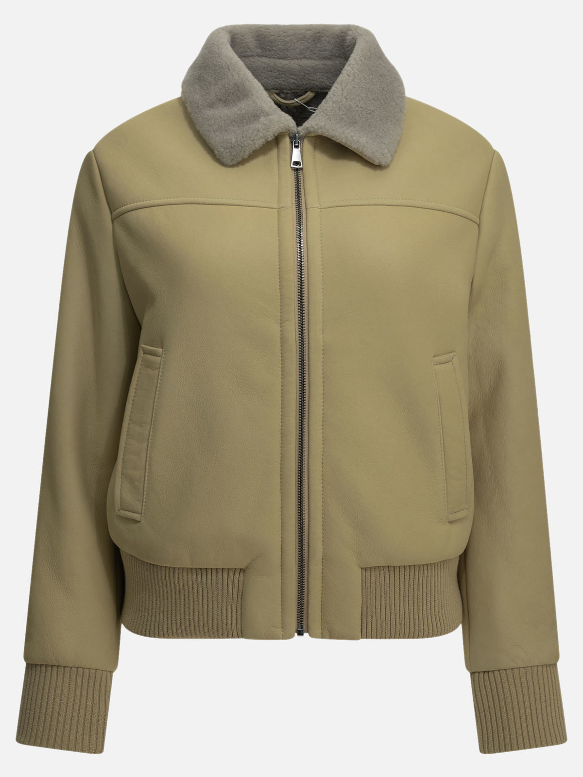 Semper Shearling jacket Beige - VIETTI