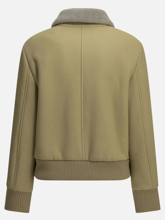 Semper Shearling jacket Beige

