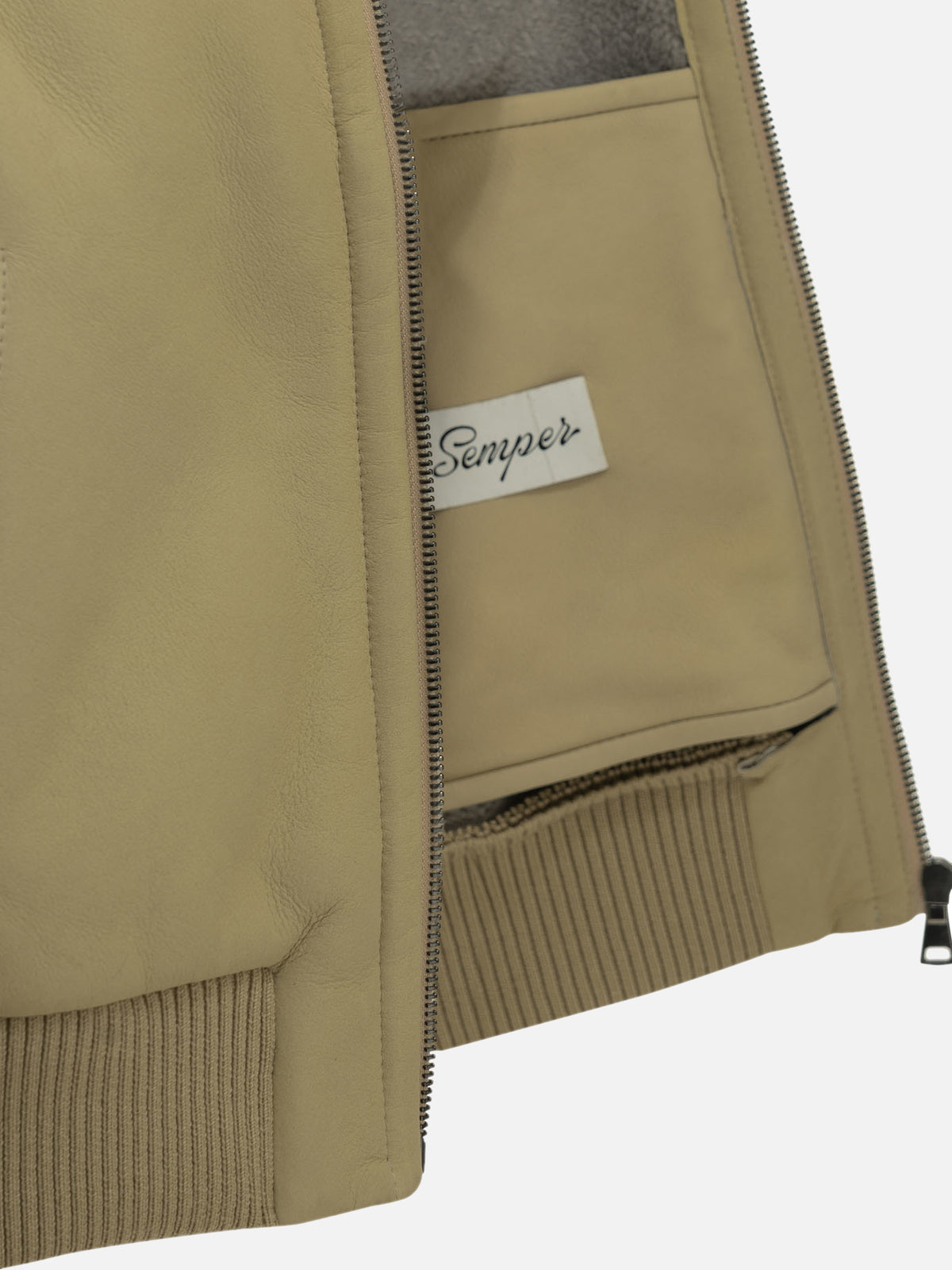 Semper Shearling jacket Beige - VIETTI