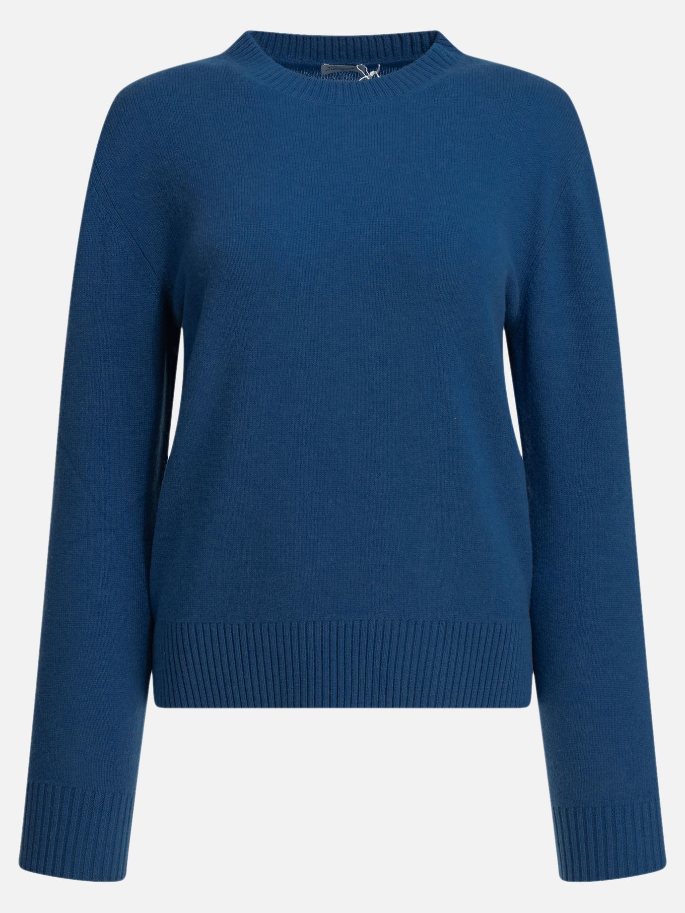 Crewneck sweaters Solid colour  Blue - Semper Women | PDP | VIETTI Online Store | Zoom-Modal

