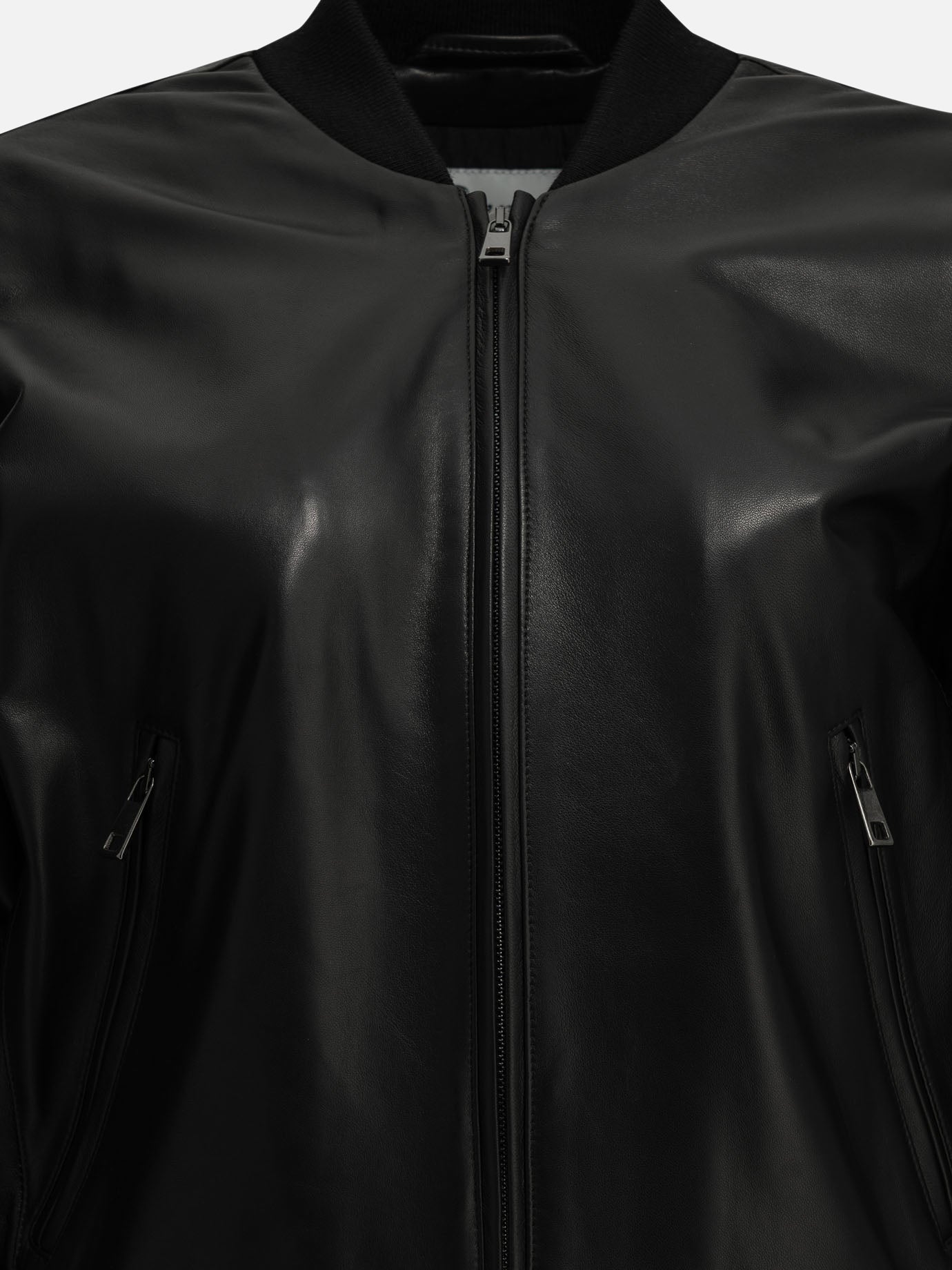 Leather jackets 100% cow nappa leather  Black - Semper Women | PDP | VIETTI Online Store | Zoom-Modal_3
