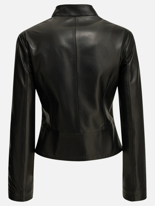 Leather jackets Solid colour  Black - Semper Women | PLP | VIETTI Online Store | 2
