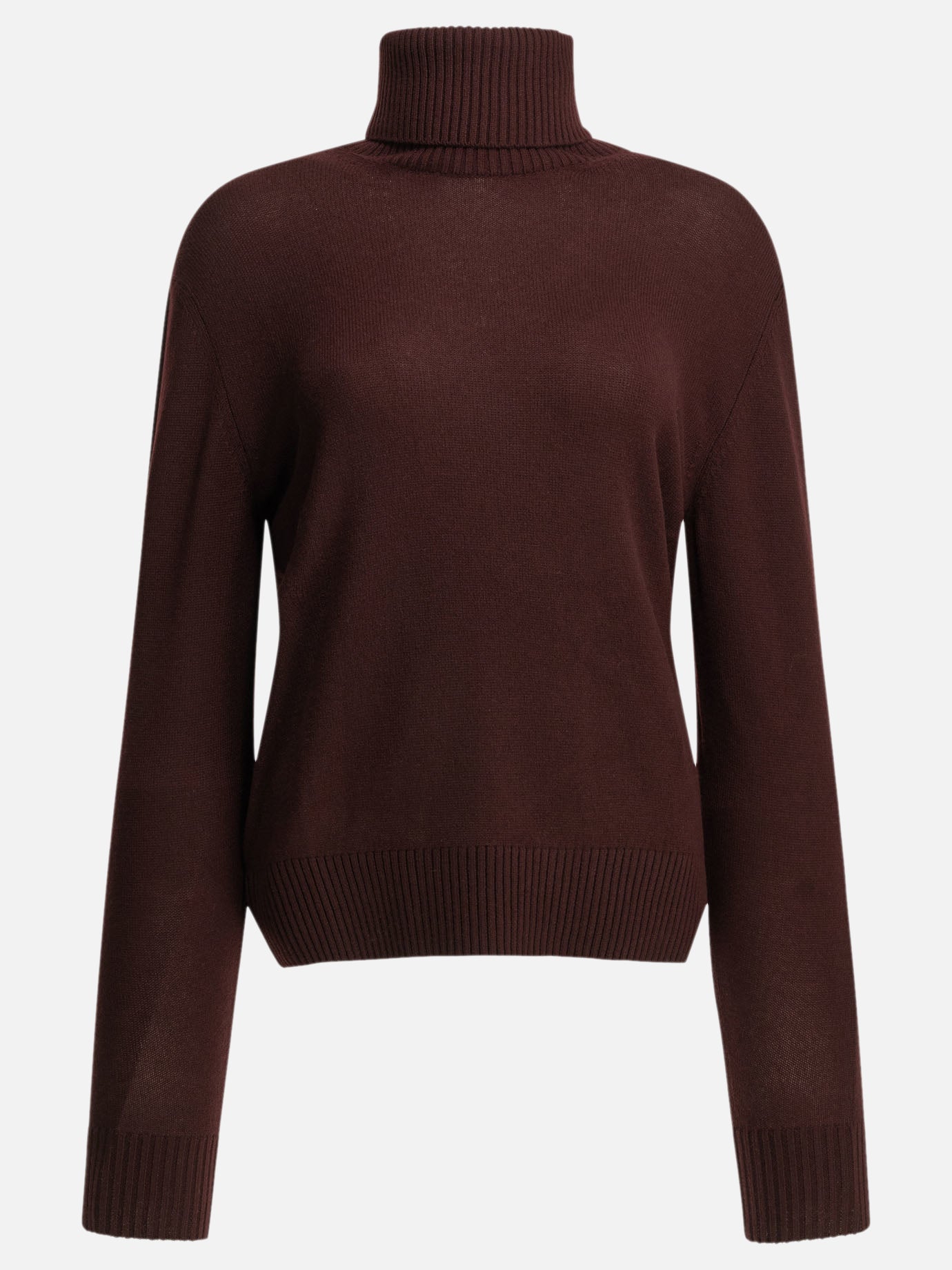 Turtleneck sweaters Solid colour  Bordeaux - Semper Women | PDP | VIETTI Online Store | Zoom-Modal
