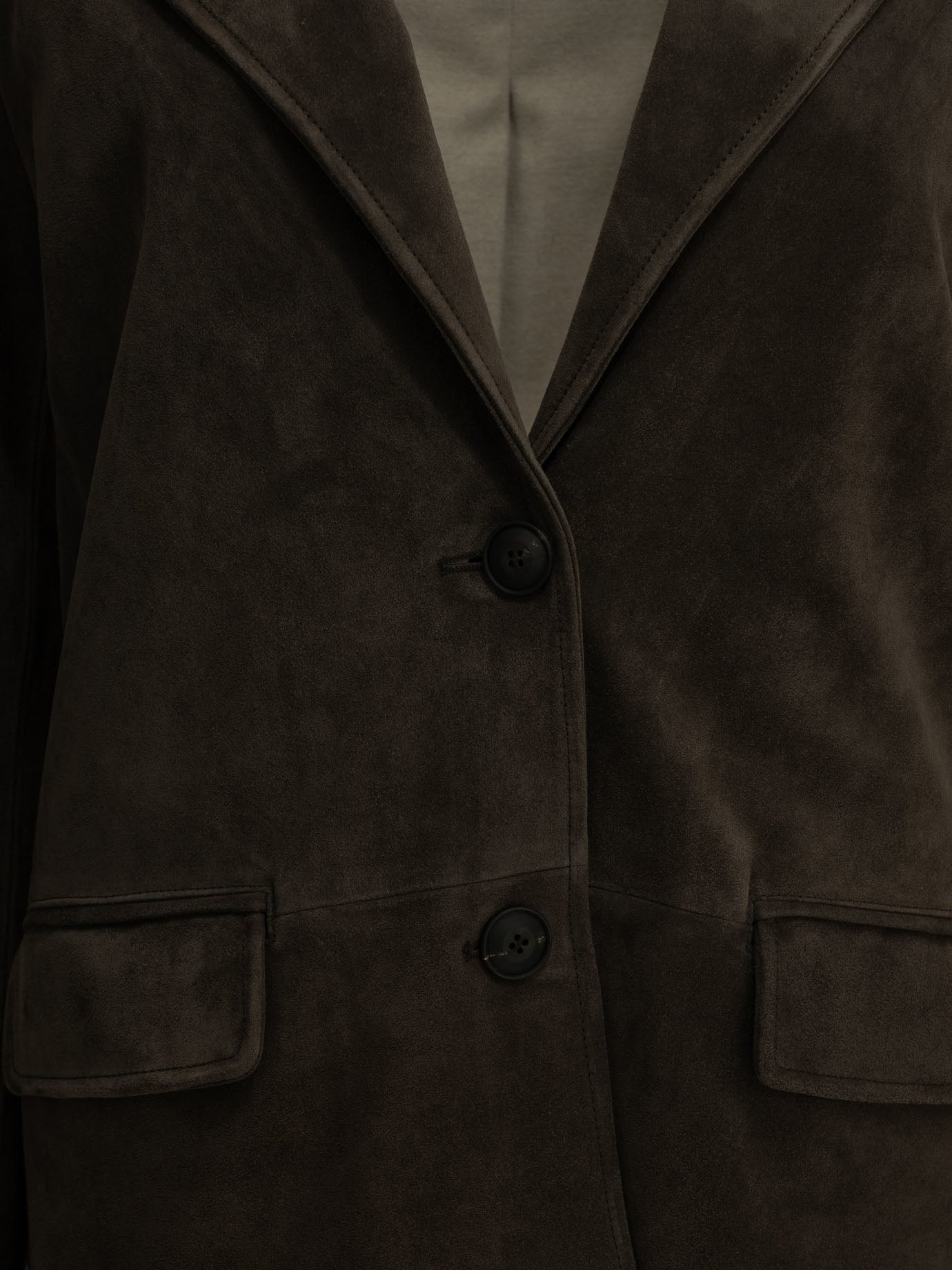 Leather jackets Solid colour  Brown - Semper Women | PDP | VIETTI Online Store | thumbnail_3