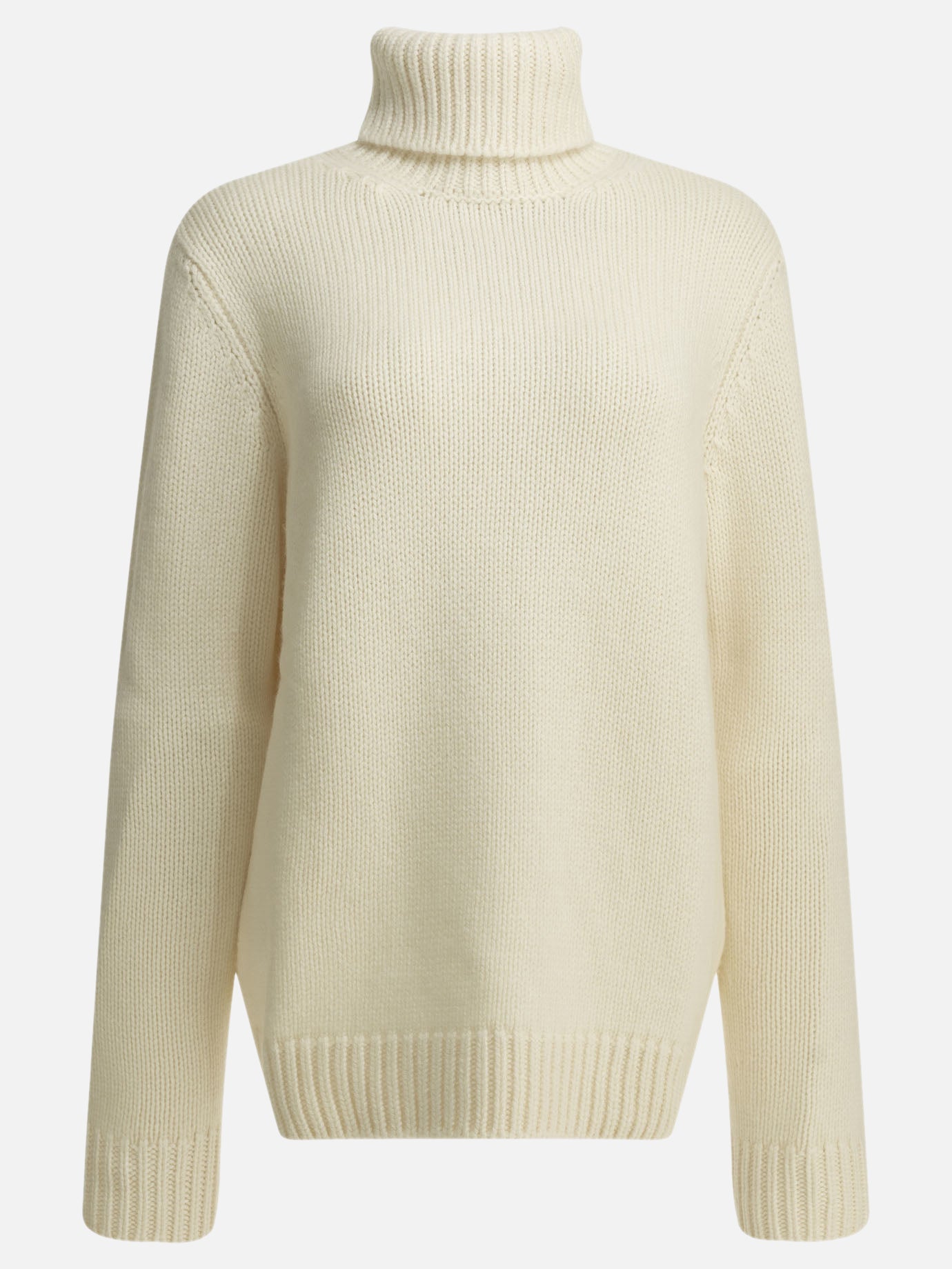 Turtleneck sweaters Solid colour  White - Semper Women | PDP | VIETTI Online Store | thumbnail