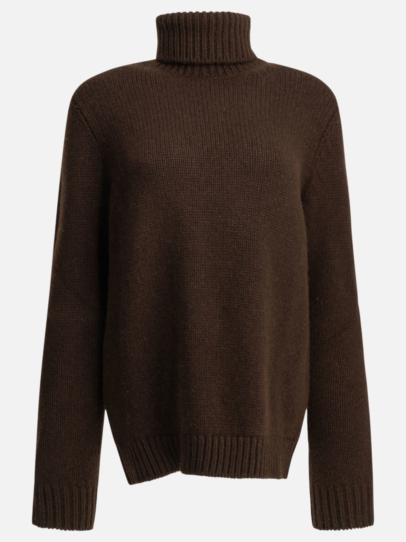 Turtleneck sweaters Solid colour  Brown - Semper Women | PDP | VIETTI Online Store | Zoom-Modal

