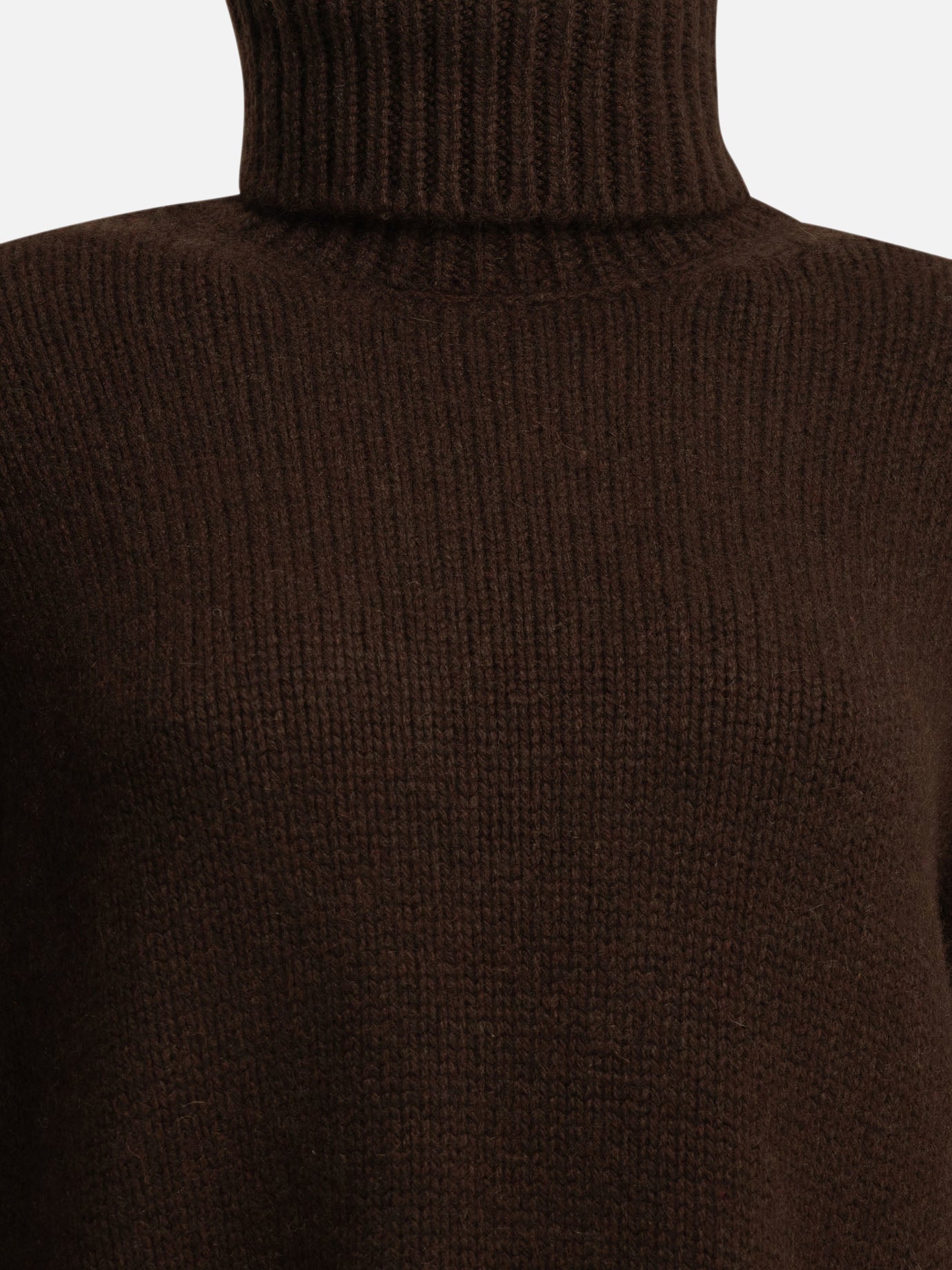 Turtleneck sweaters Solid colour  Brown - Semper Women | PDP | VIETTI Online Store | thumbnail_3