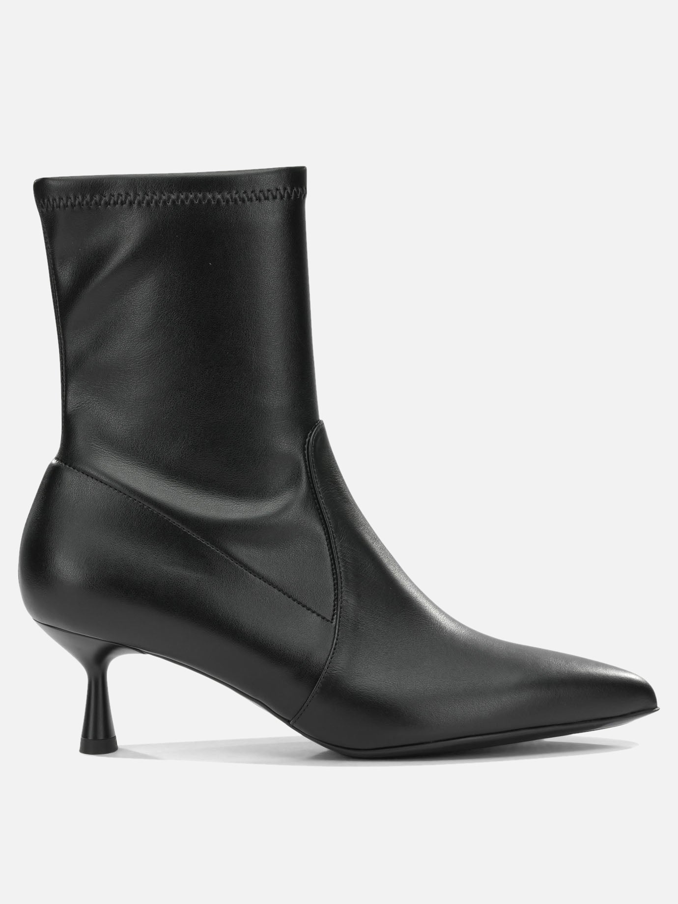 Pull-on boots 50% leather 50% eco-leather - 50% leather 50% rubber  Black - Sergio Levantesi Women | PDP | VIETTI Online Store | Zoom-Modal
