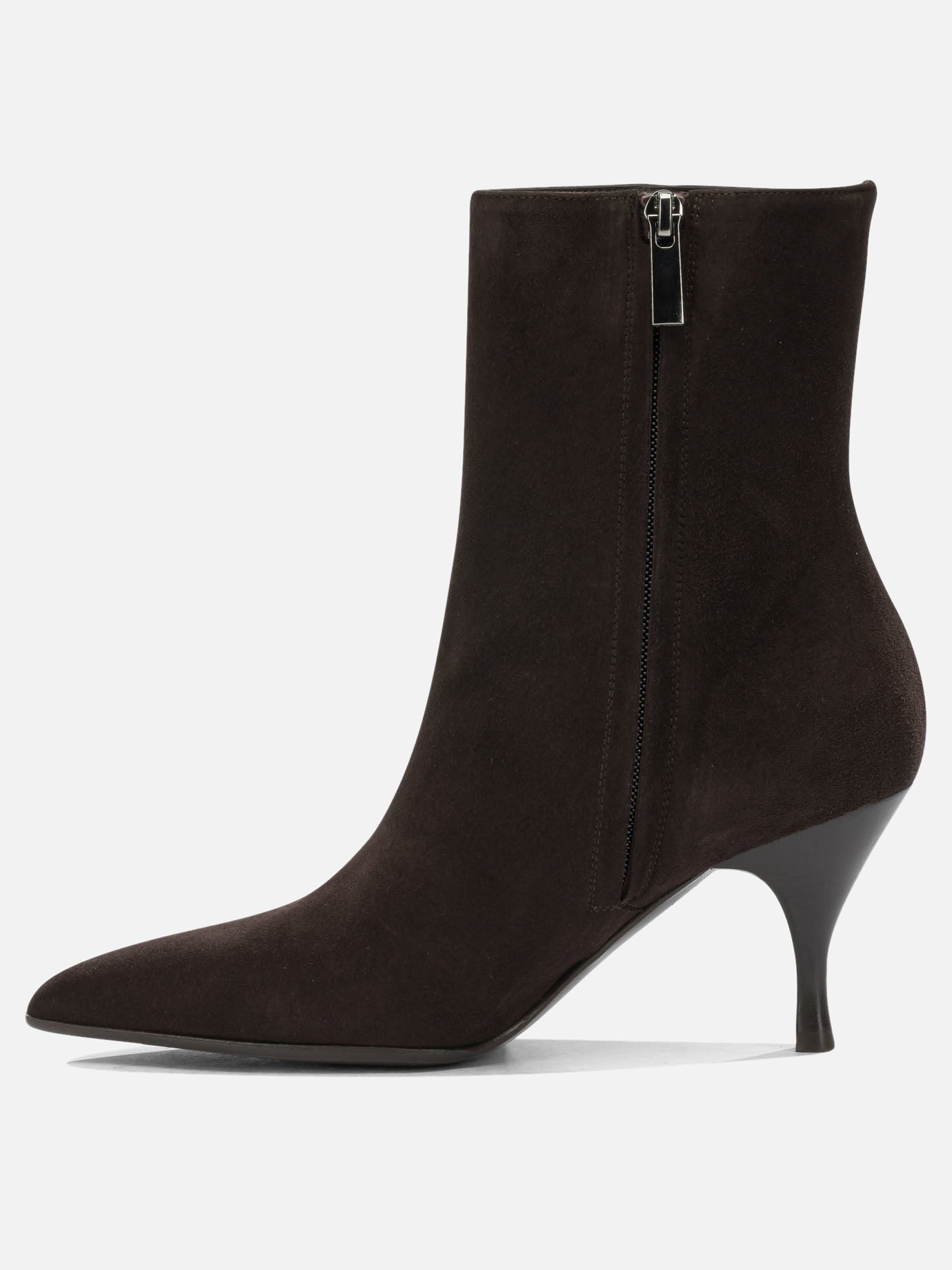 Stivaletti con zip 100% leather - 50% leather 50% rubber  Marrone - Sergio Levantesi Donna | PDP | VIETTI Online Store | Zoom-Modal_3
