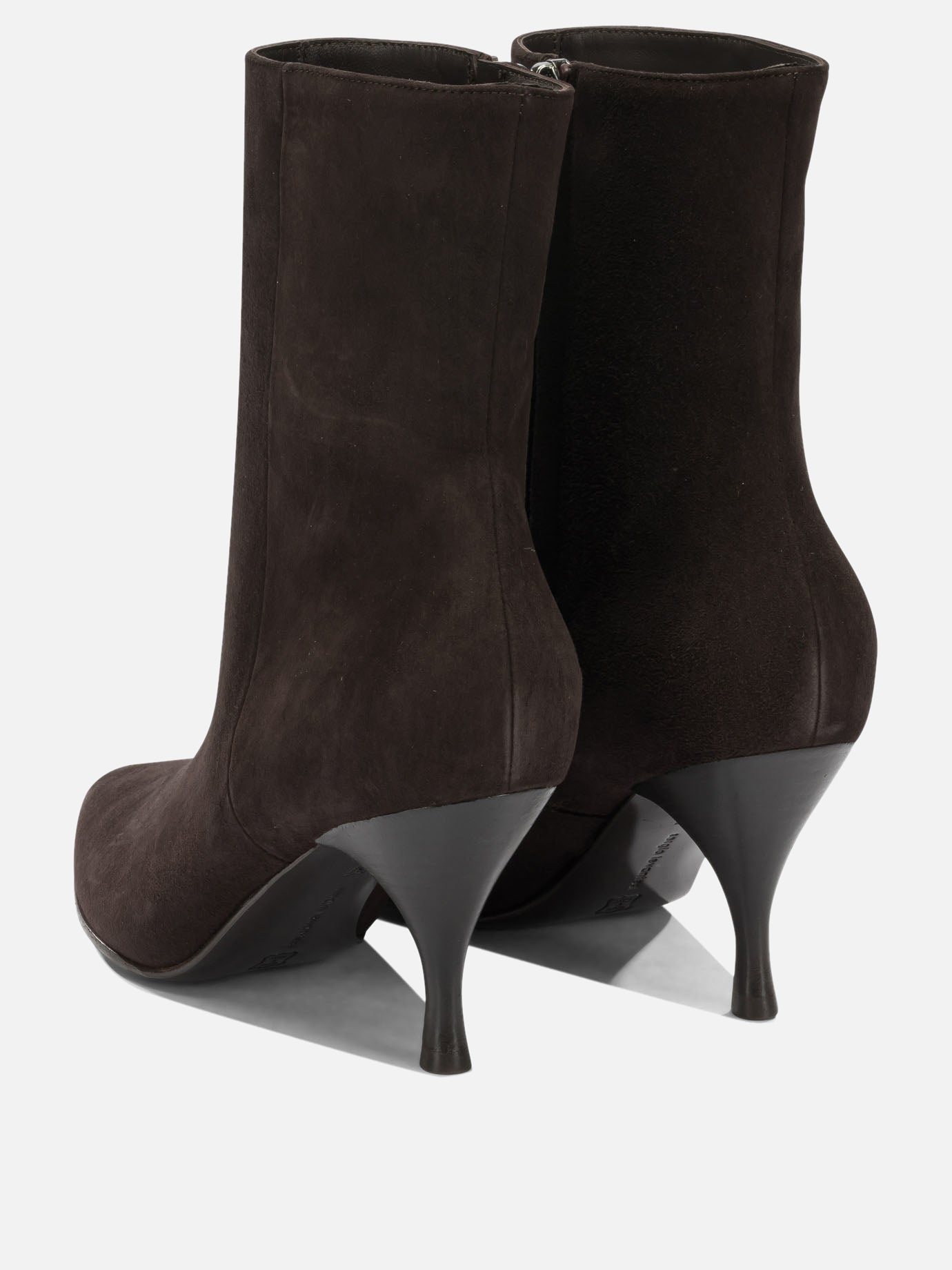 Stivaletti con zip 100% leather - 50% leather 50% rubber  Marrone - Sergio Levantesi Donna | PDP | VIETTI Online Store | Zoom-Modal_4
