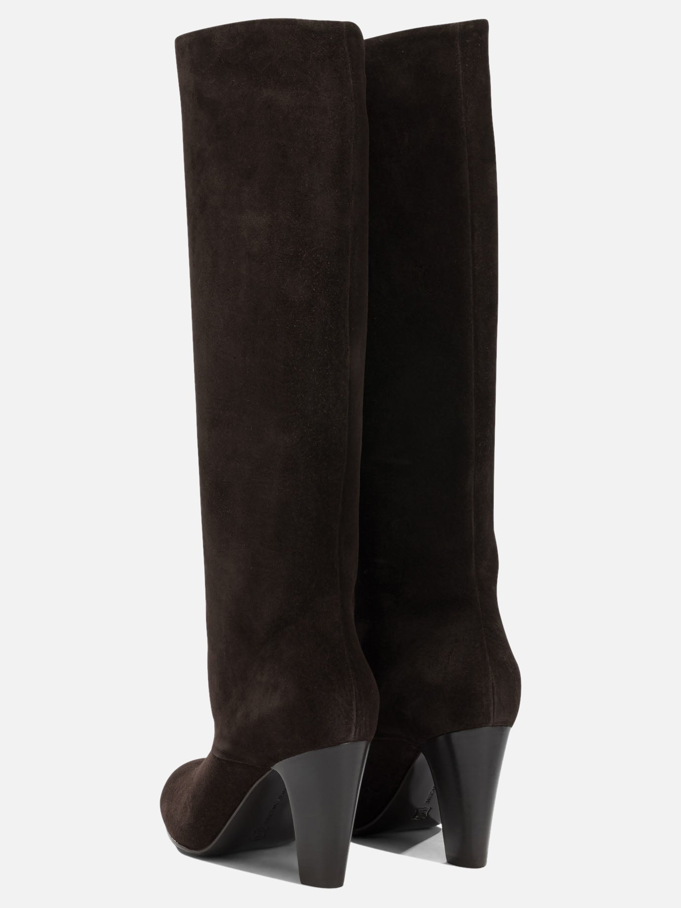 Knee-high 100% leather - 50% leather 50% rubber  Brown - Sergio Levantesi Women | PDP | VIETTI Online Store | thumbnail_4