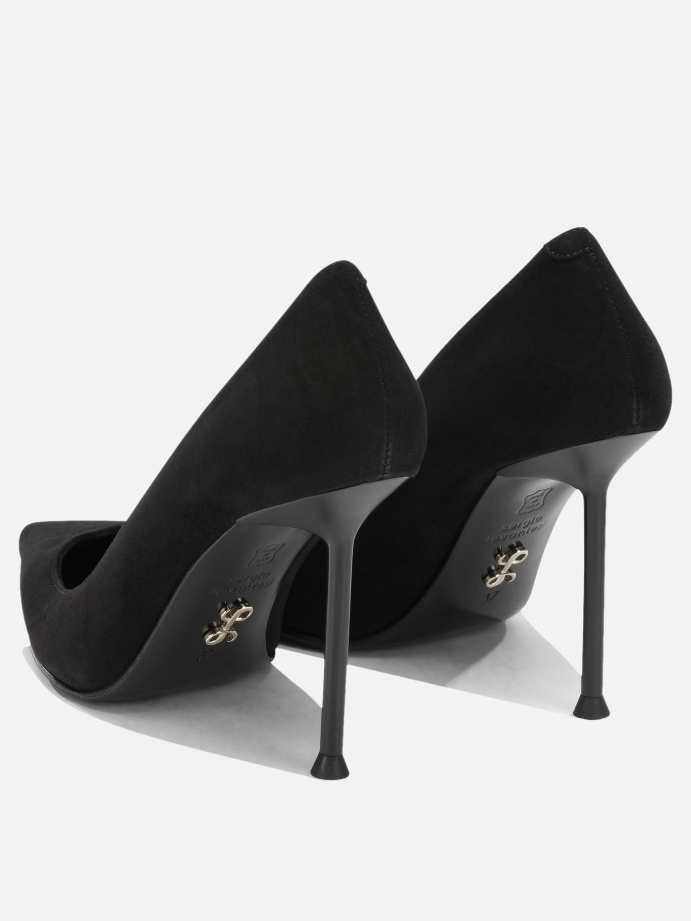 Pumps 100% leather - 50% leather 50% rubber  Black - Sergio Levantesi Women | PDP | VIETTI Online Store | Zoom-Modal_4
