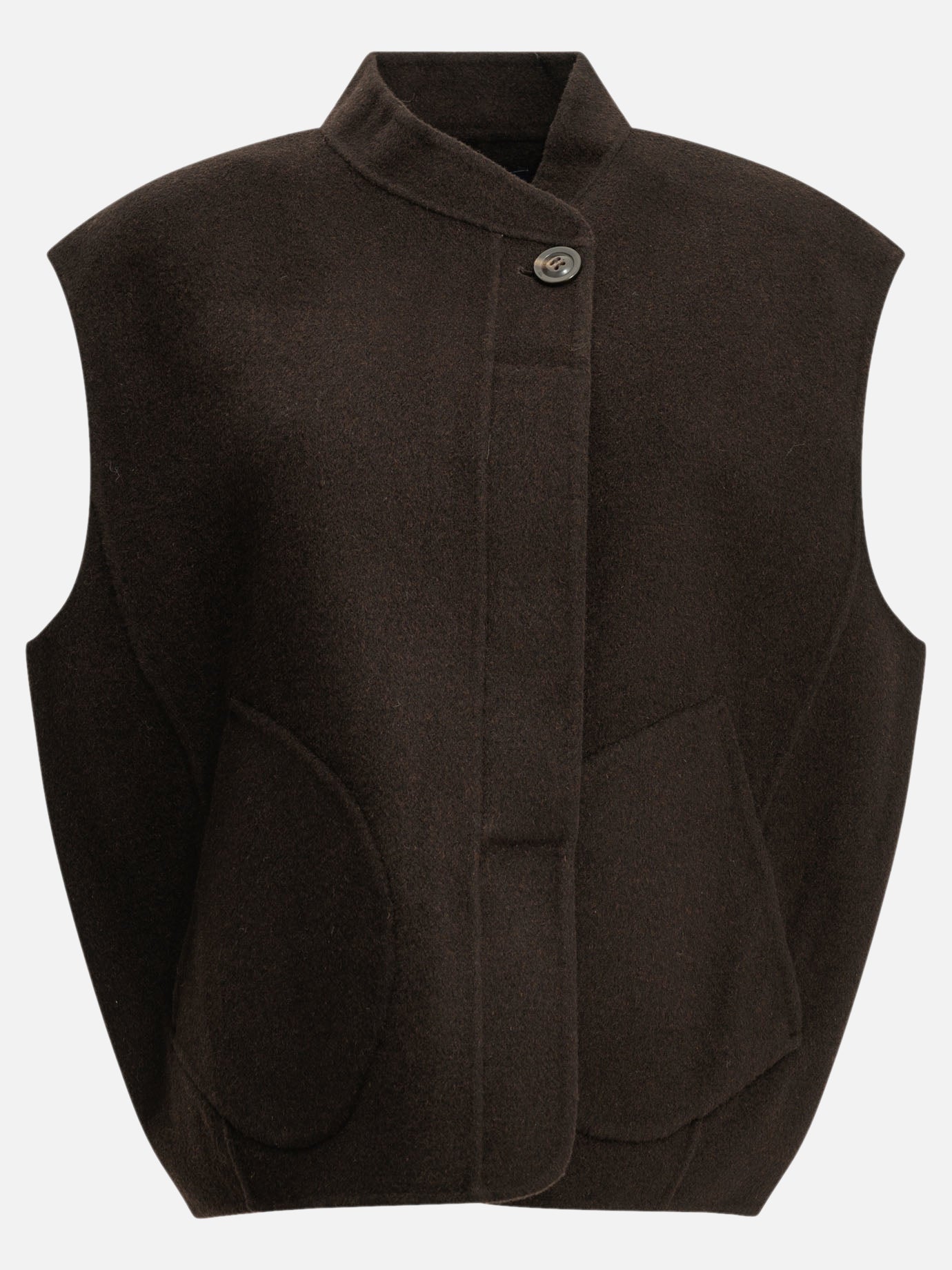 Soeur "Adeline" Sleeveless jacket Brown - VIETTI