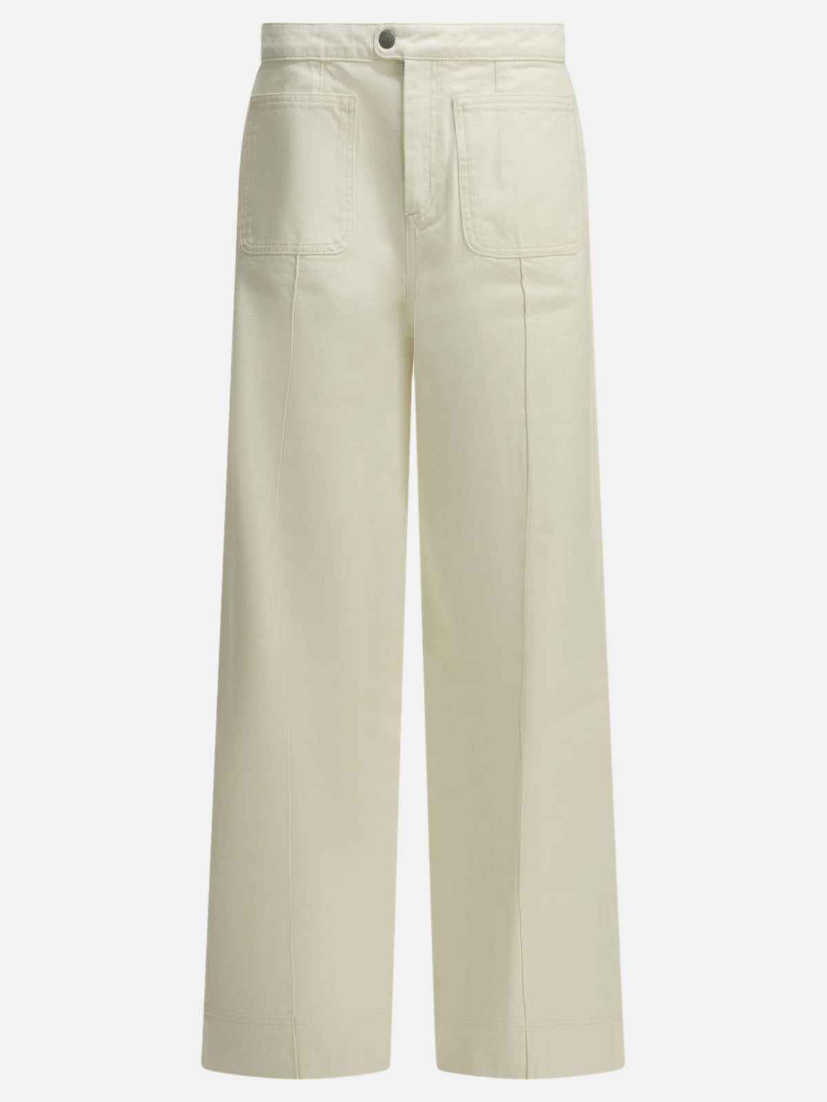 Soeur "Harry" Wide-Leg Jeans White