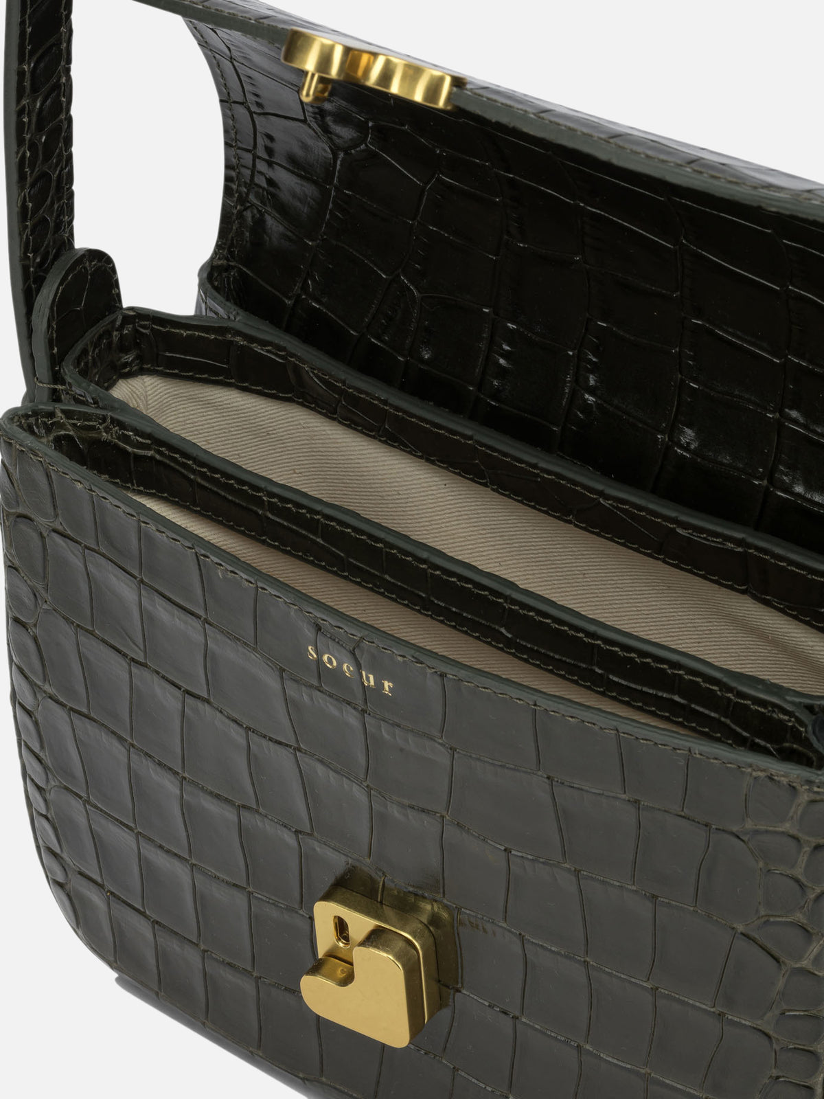 Soeur "Bellissima Mini" Small Crossbody Bag Green

