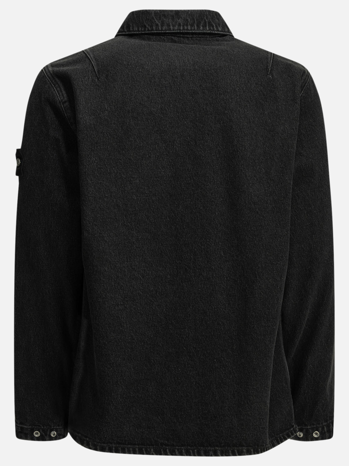 Stone Island Denim overshirt jacket Black

