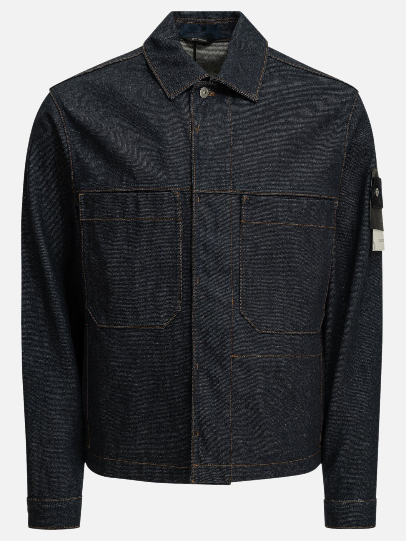 Stone Island "Light Bull" Denim Jacket Blue - VIETTI