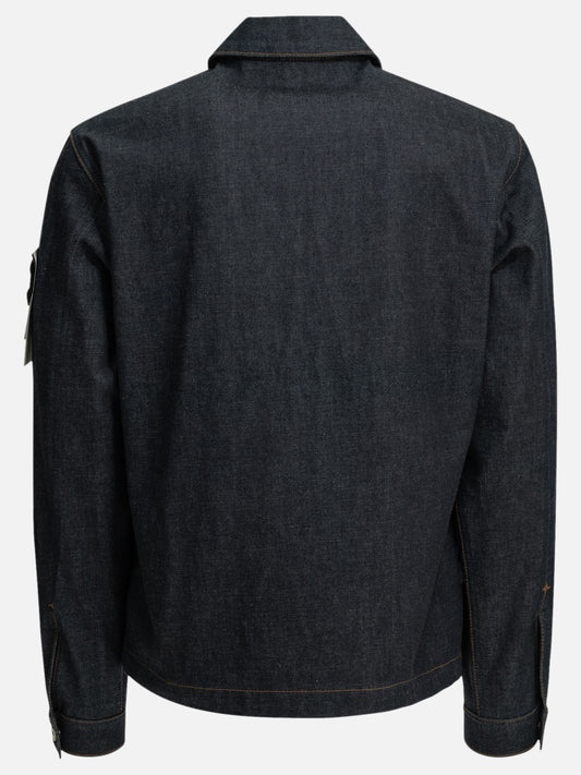 Stone Island "Light Bull" Denim Jacket Blue

