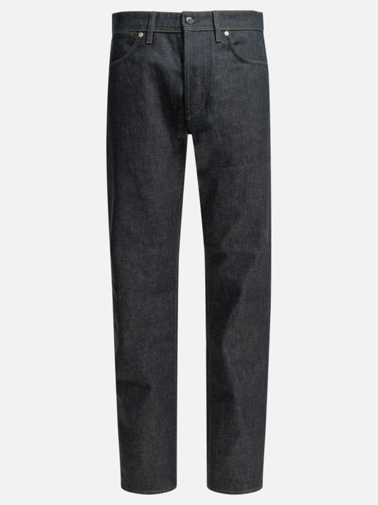 Straight-leg jeans Logo  Blue - Stone Island Men | PDP | VIETTI Online Store 
