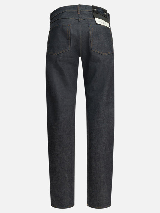Straight-leg jeans Logo  Blue - Stone Island Men | PDP | VIETTI Online Store | 2
