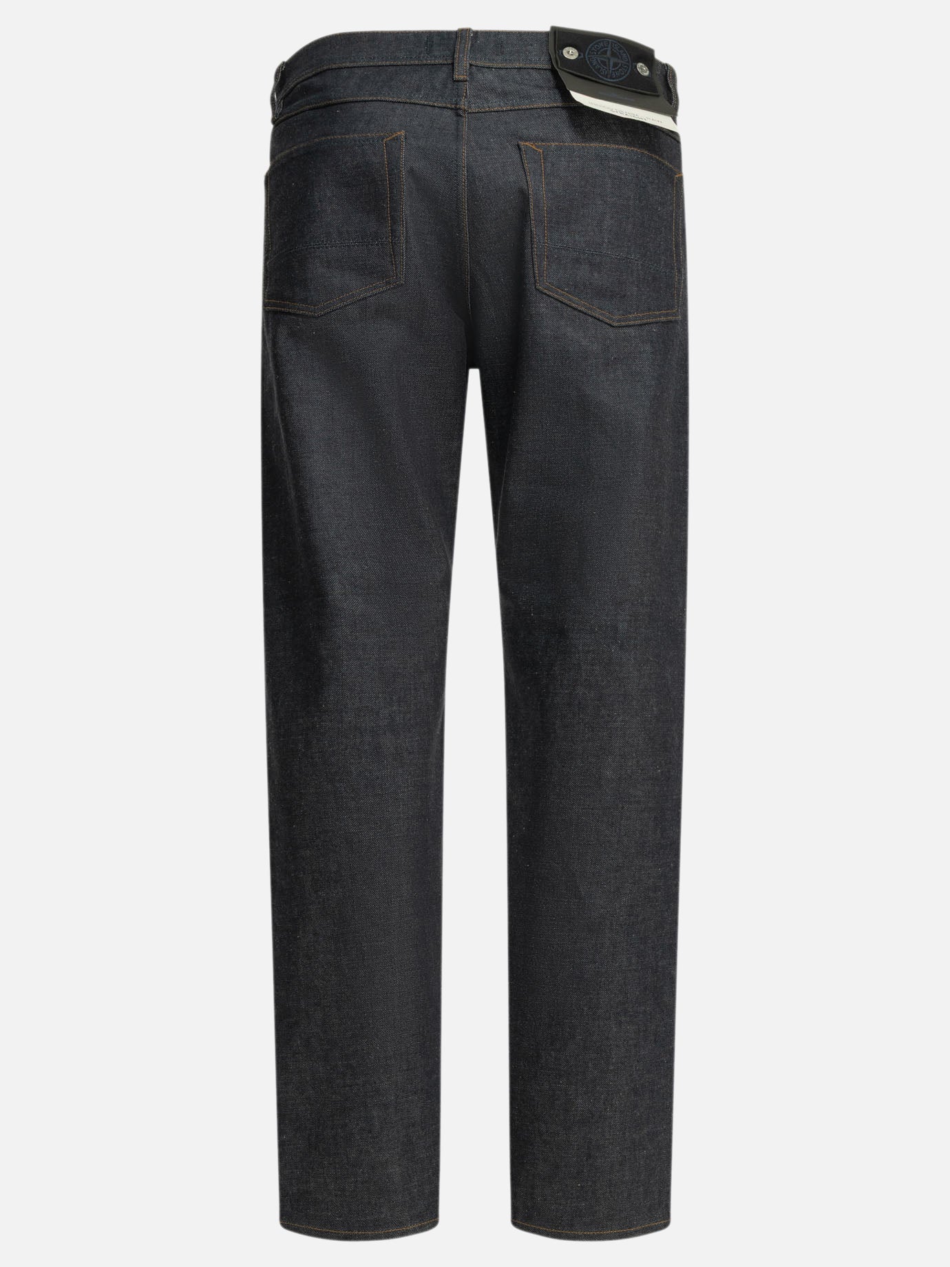Straight-leg jeans Logo  Blue - Stone Island Men | PDP | VIETTI Online Store | Zoom-Modal_2
