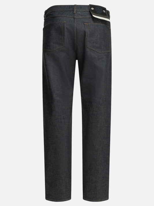 Straight-leg jeans Logo  Blue - Stone Island Men | PLP | VIETTI Online Store | 2
