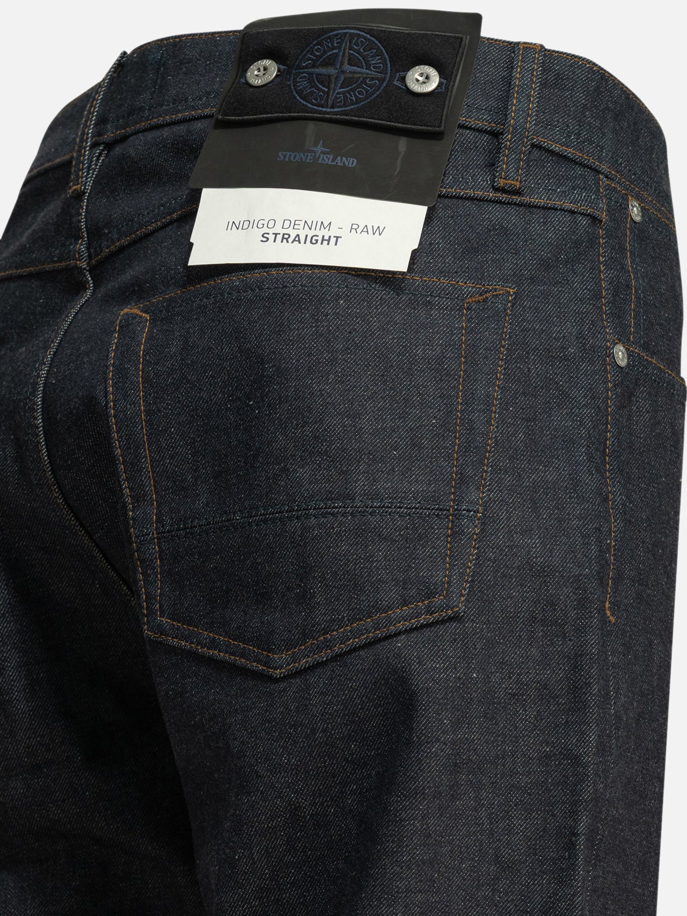 Straight-leg jeans Logo  Blue - Stone Island Men | PDP | VIETTI Online Store | Zoom-Modal_4
