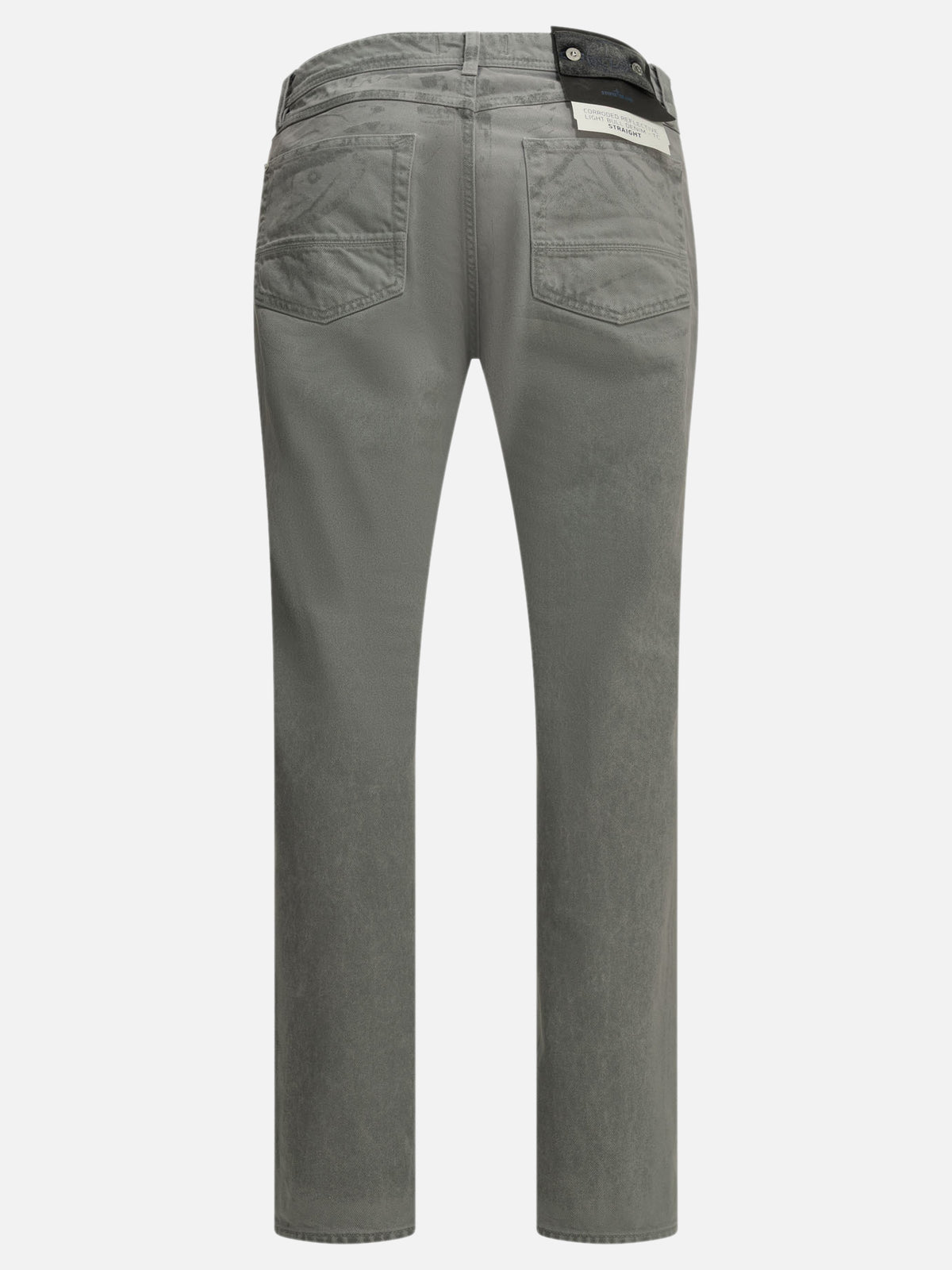 Stone Island "Denim-Raw" Straight-Leg Jeans Grey - VIETTI