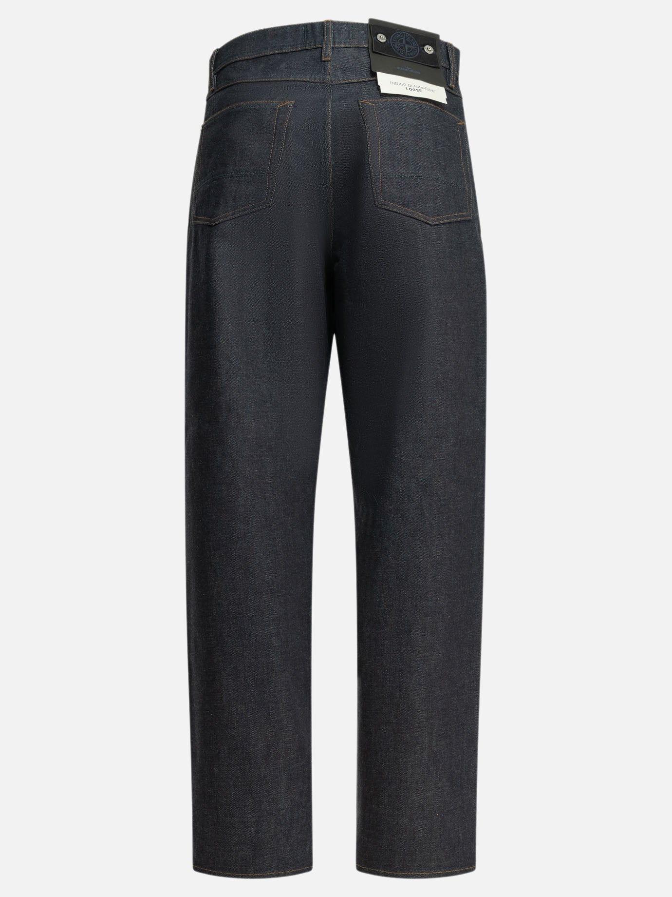 Straight-leg jeans Solid colour  Blue - Stone Island Men | PDP | VIETTI Online Store | Zoom-Modal_2

