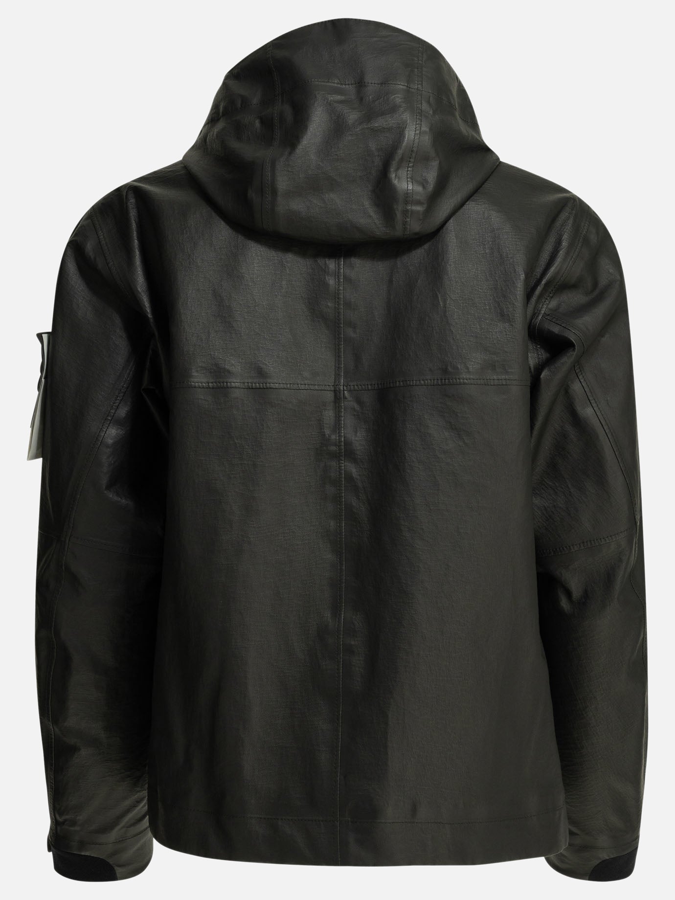 Leather jackets Logo  Black - Stone Island Men | PDP | VIETTI Online Store | Zoom-Modal_2
