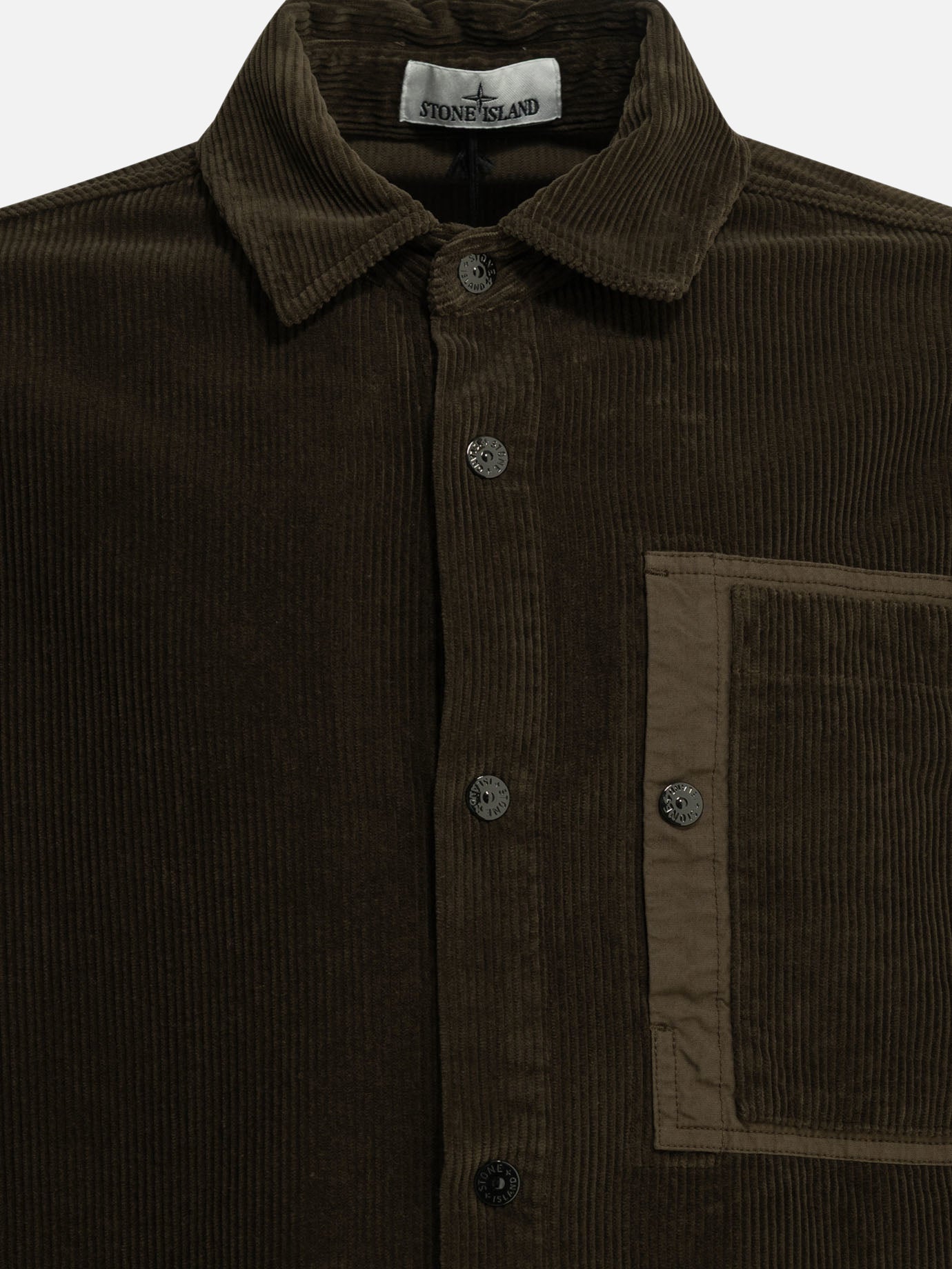 Overshirt jackets Logo  Brown - Stone Island Men | PDP | VIETTI Online Store | Zoom-Modal_3
