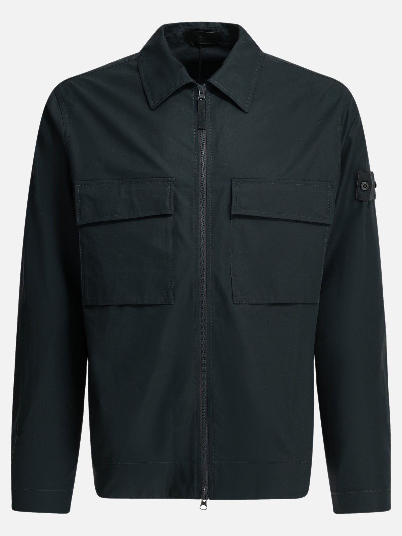 Overshirt jackets Logo  Blue - Stone Island Men | PDP | VIETTI Online Store | Zoom-Modal

